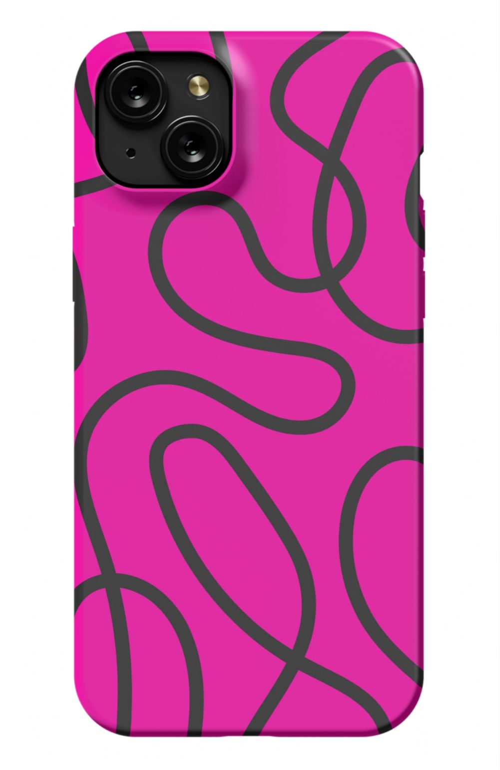 Pink Abstract Squiggles Phone Case - B7Cases