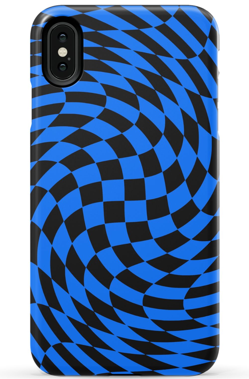 Twisted Blue Checkered Phone Case - B7Cases