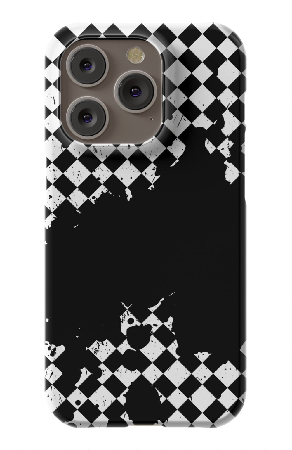Grunge Checkered Phone Case - B7Cases