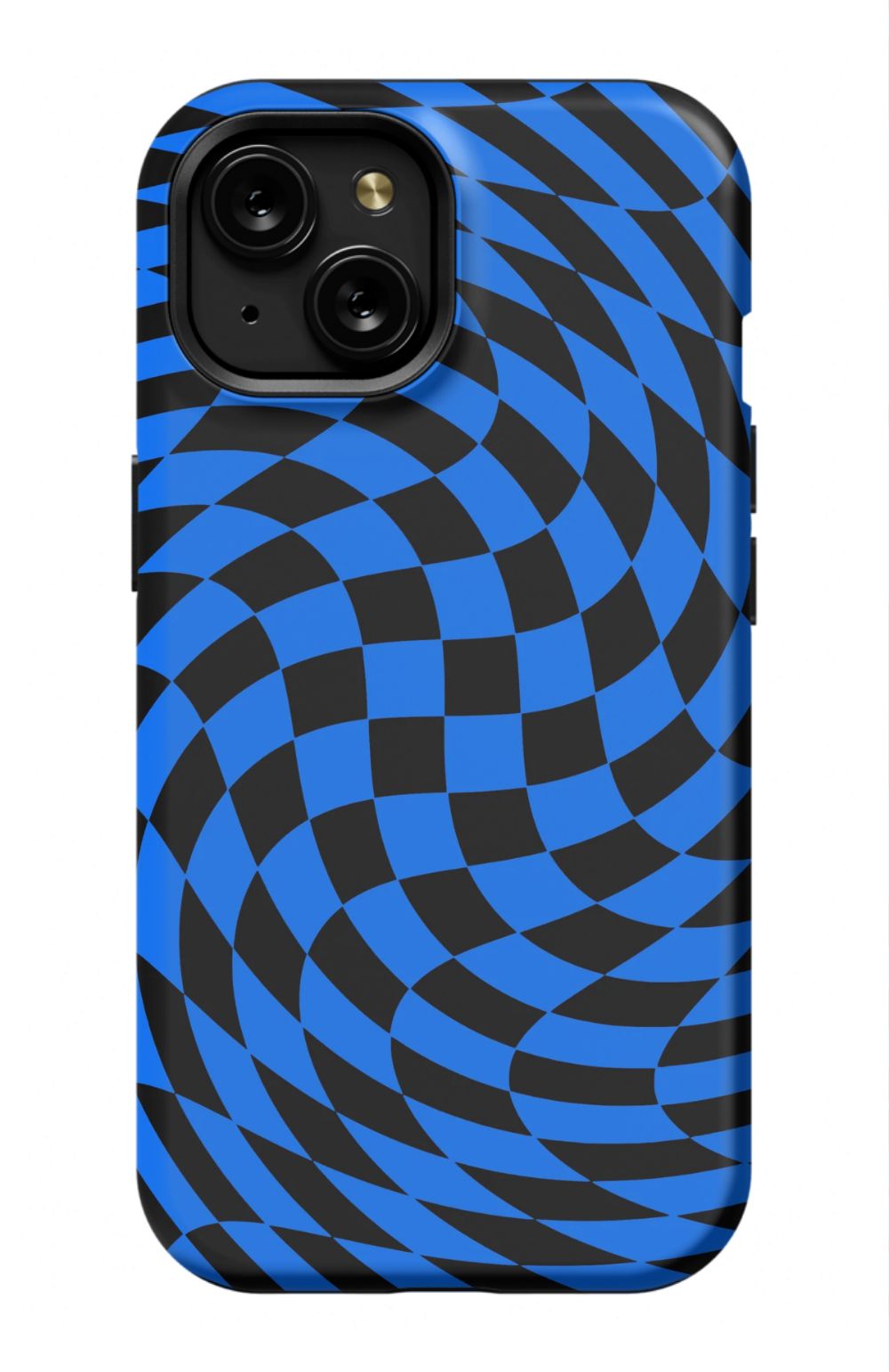 Twisted Blue Checkered Phone Case - B7Cases