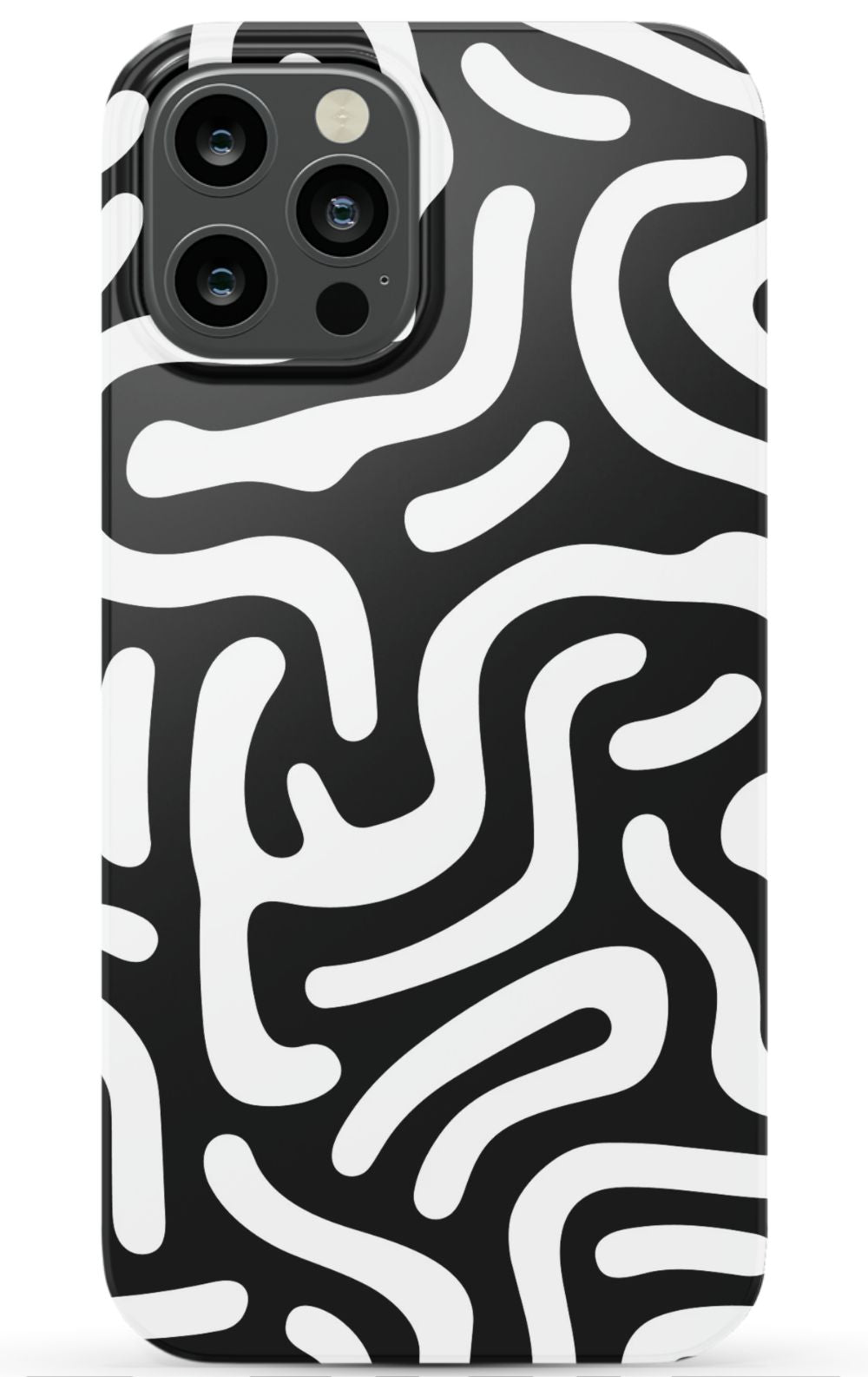 Monochrome Strokes Phone Case - B7Cases