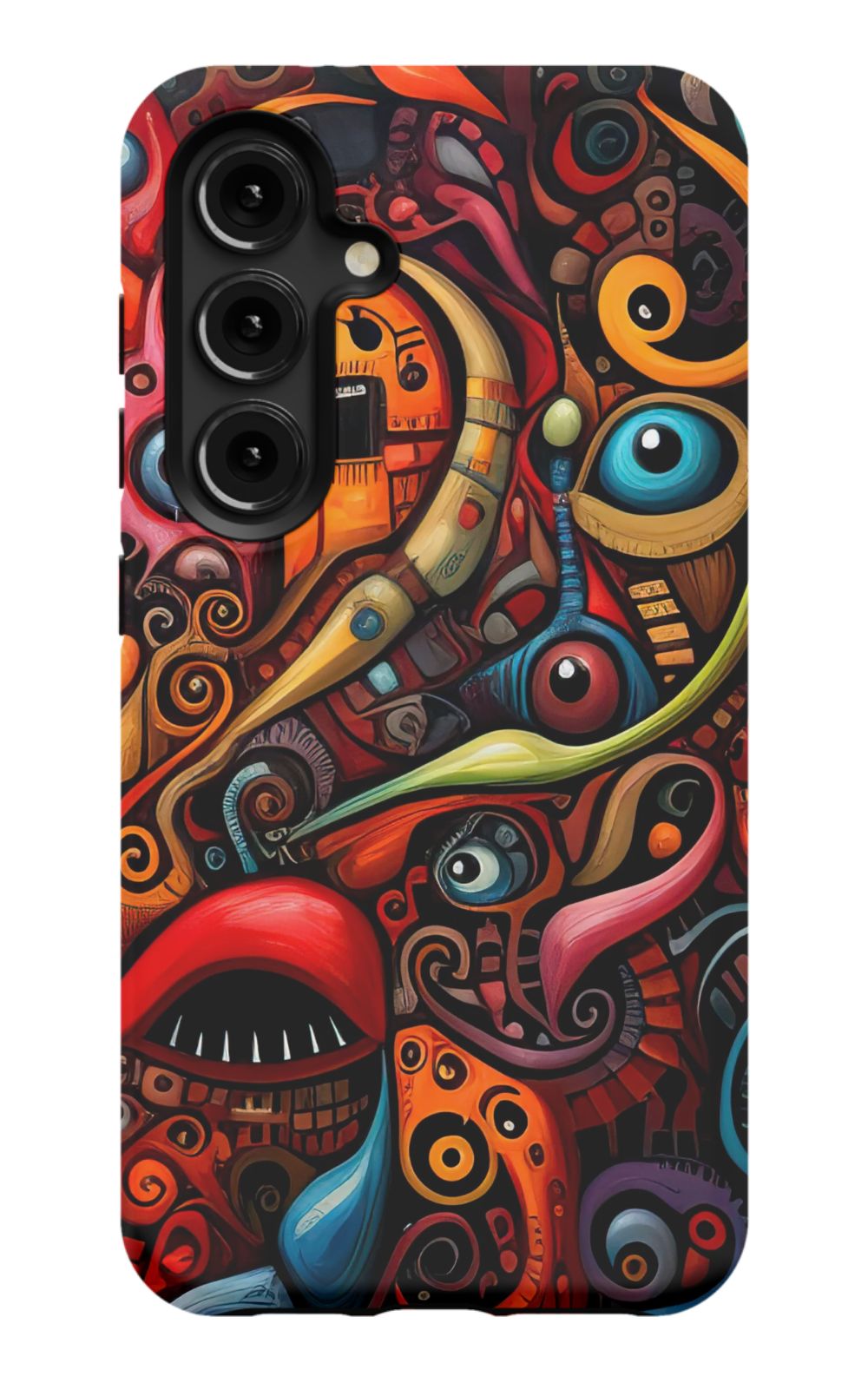 Psychedelic Eyes Graffiti Phone Case - B7Cases