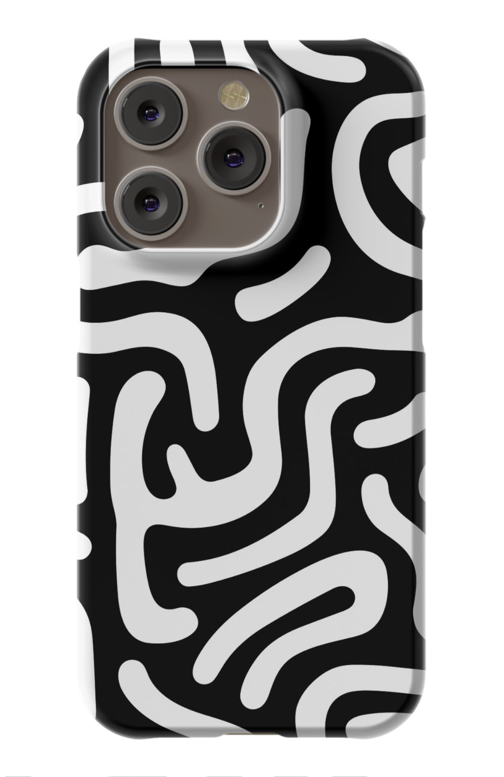 Monochrome Strokes Phone Case - B7Cases