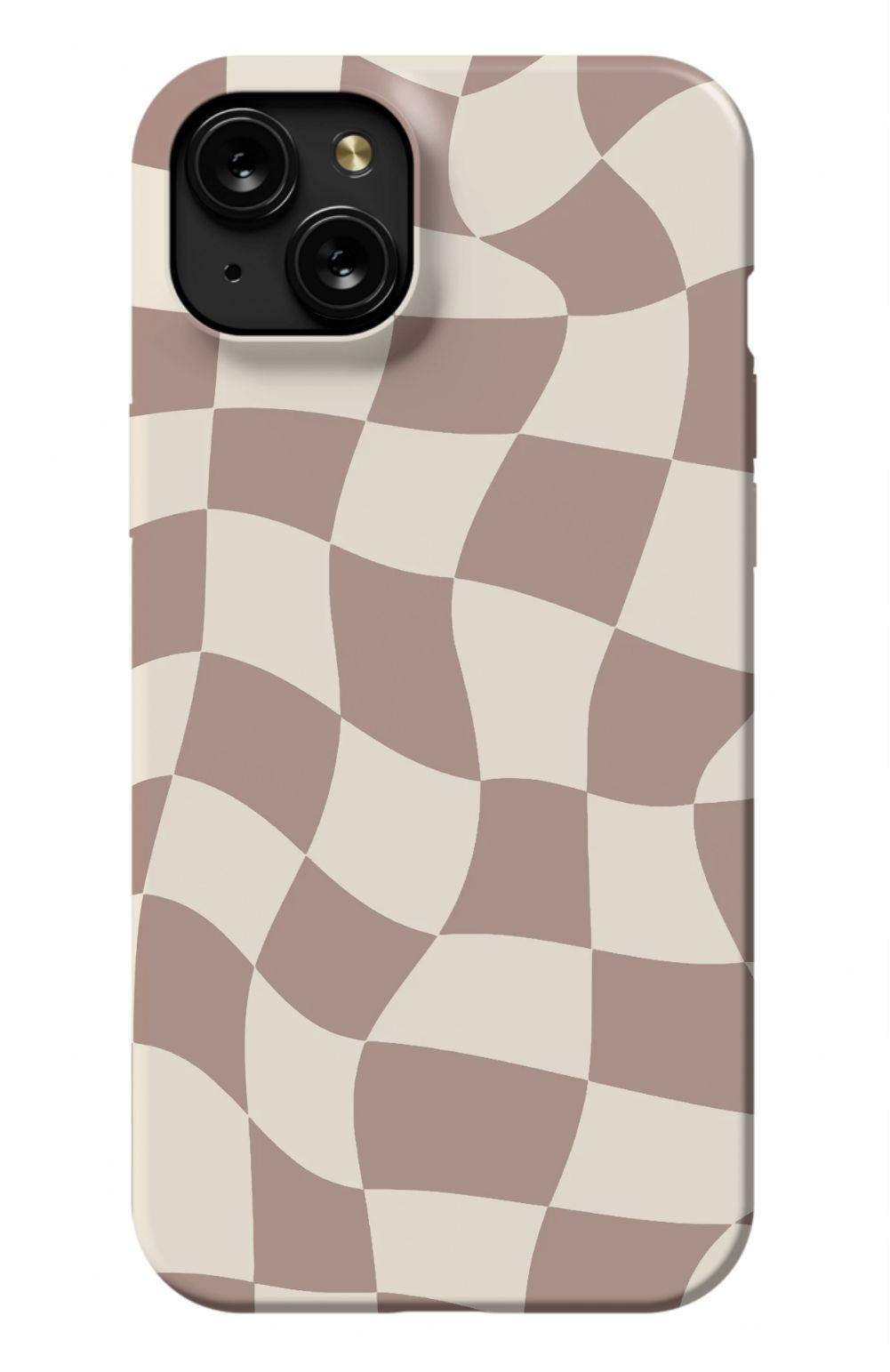 Light Brown Checkered Phone Case - B7Cases