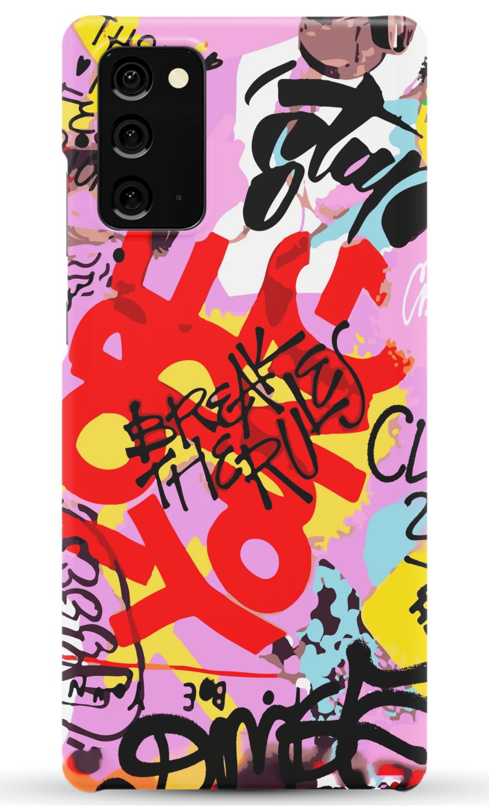 Break The Rules Graffiti Phone Case - B7Cases