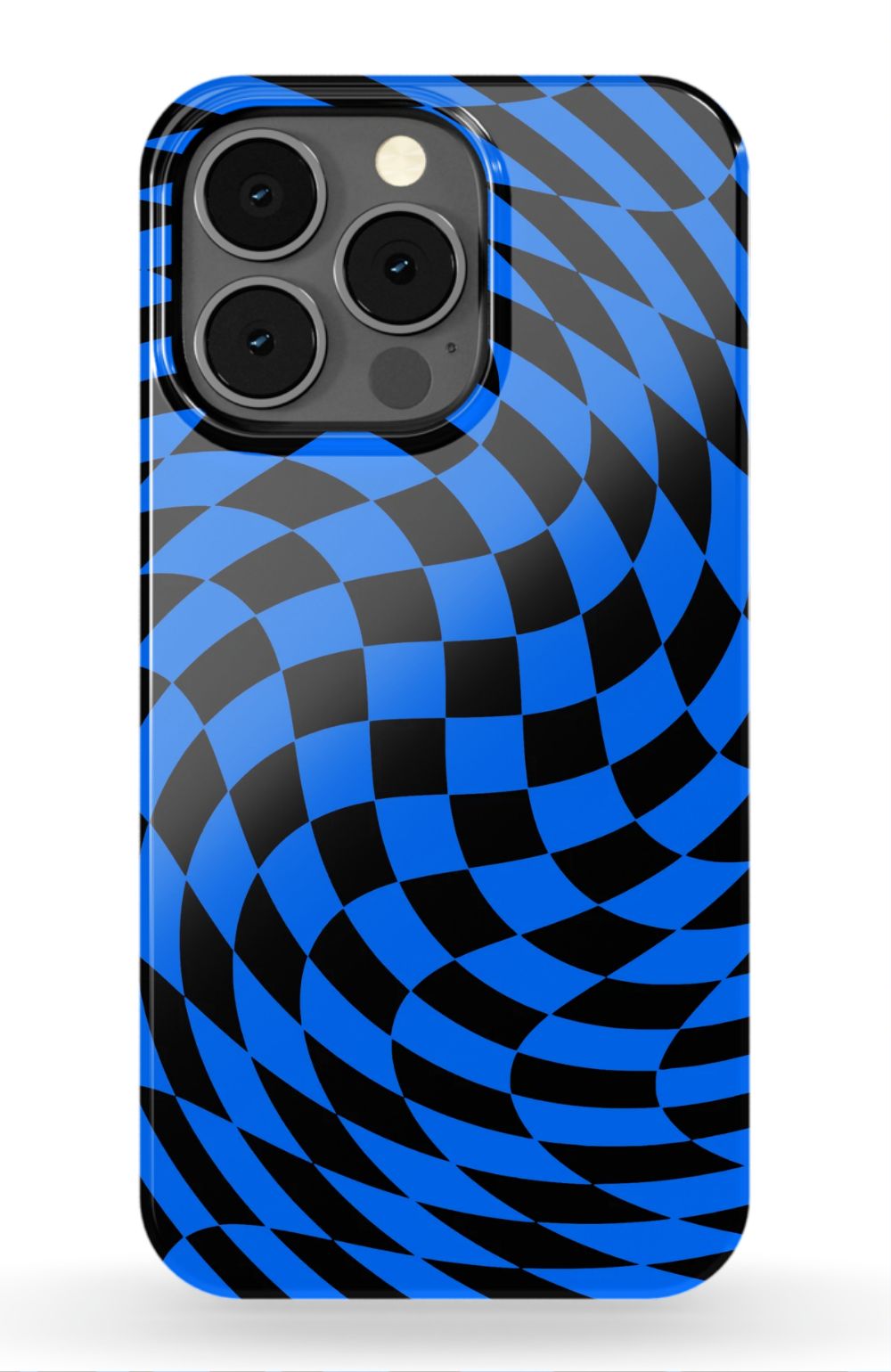 Twisted Blue Checkered Phone Case - B7Cases