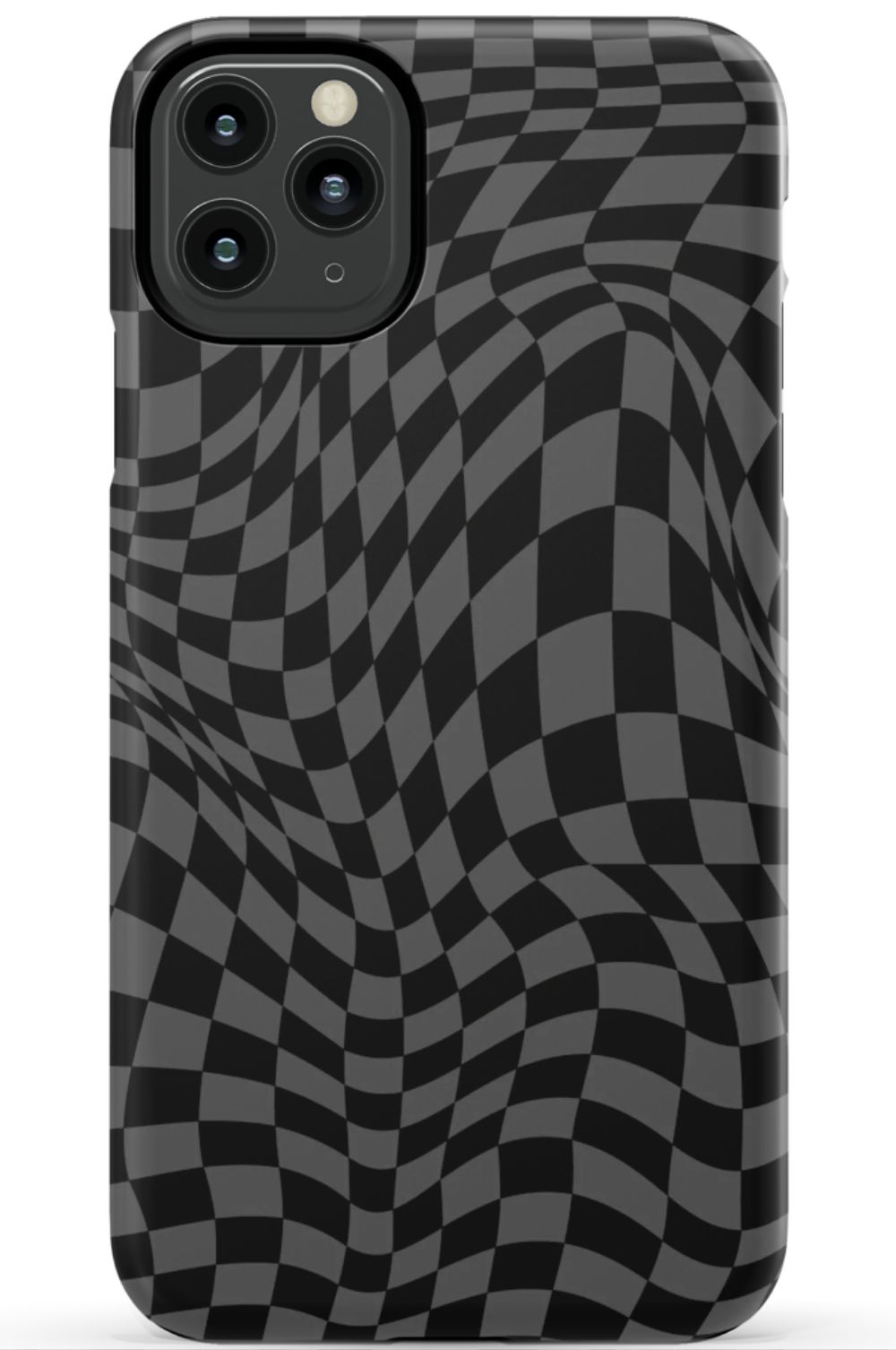 Gray Distorted Checkered Phone Case - B7Cases