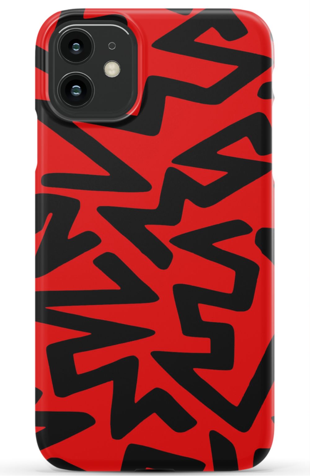 Red Abstract Shapes Phone Case - B7Cases