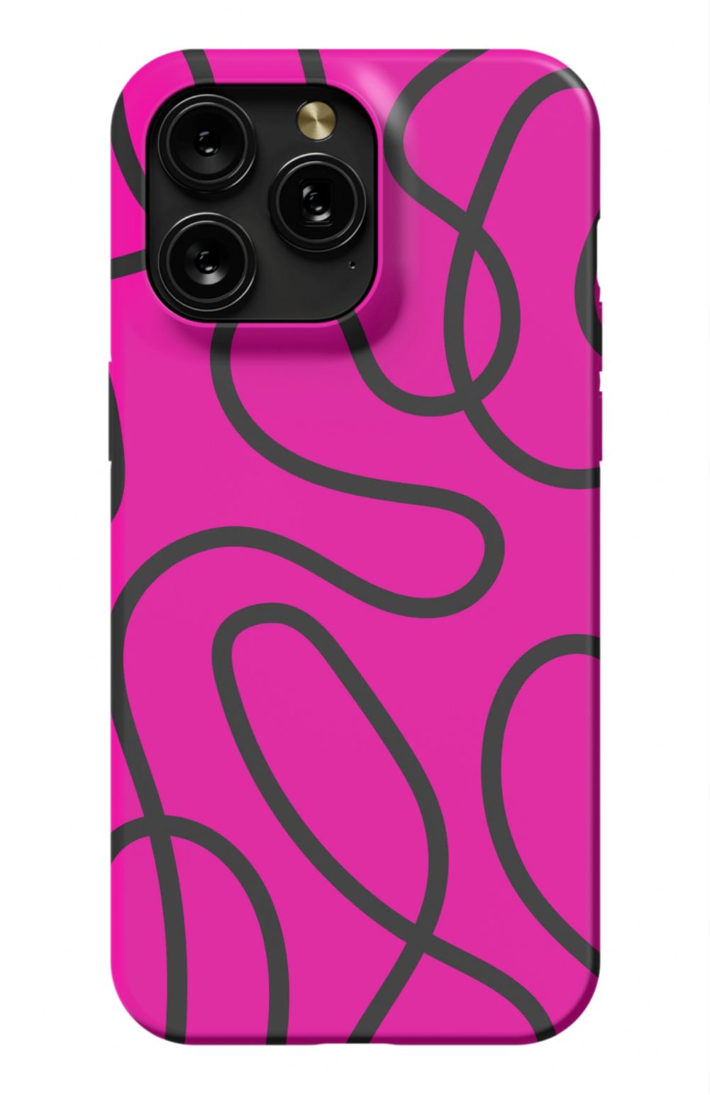 Pink Abstract Squiggles Phone Case - B7Cases