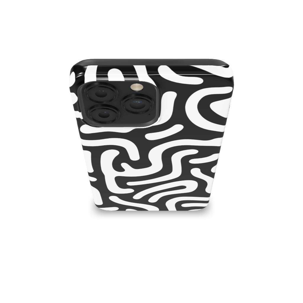 Monochrome Strokes Phone Case - B7Cases