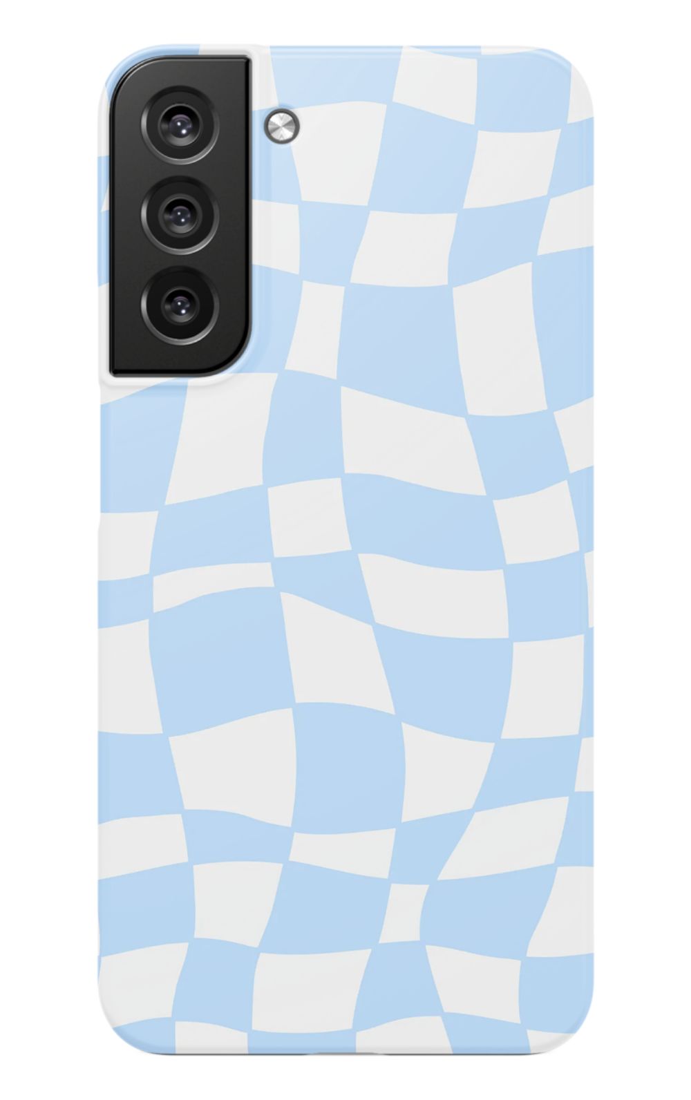 Light Blue Checkered Phone Case - B7Cases