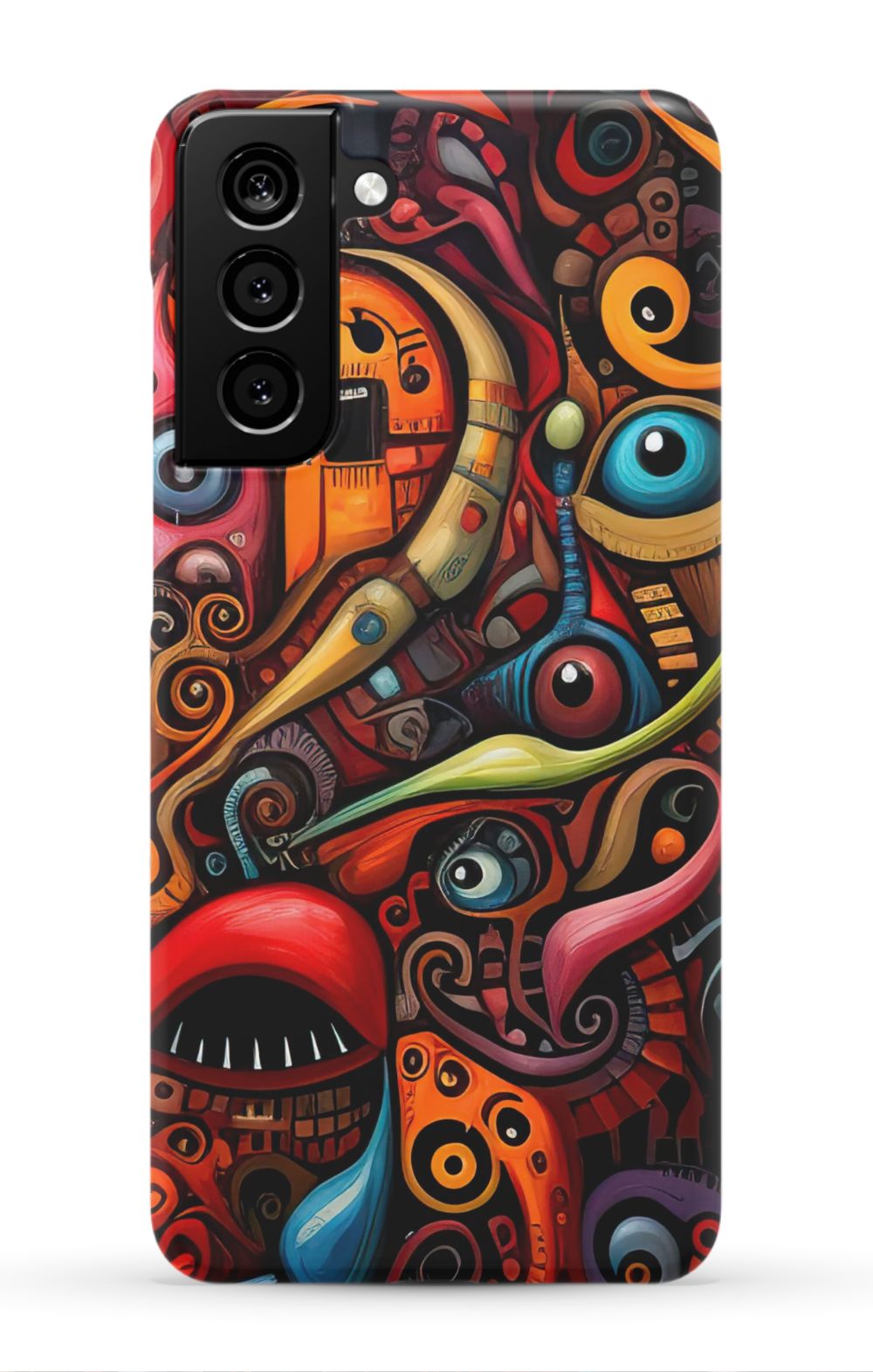 Psychedelic Eyes Graffiti Phone Case - B7Cases