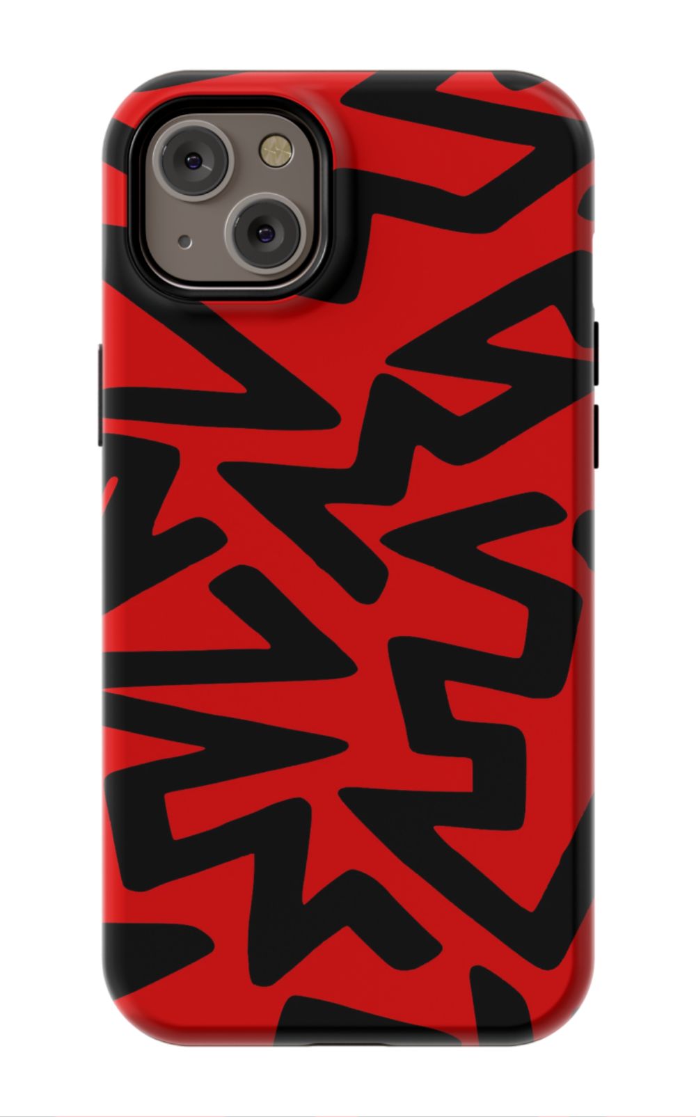 Red Abstract Shapes Phone Case - B7Cases