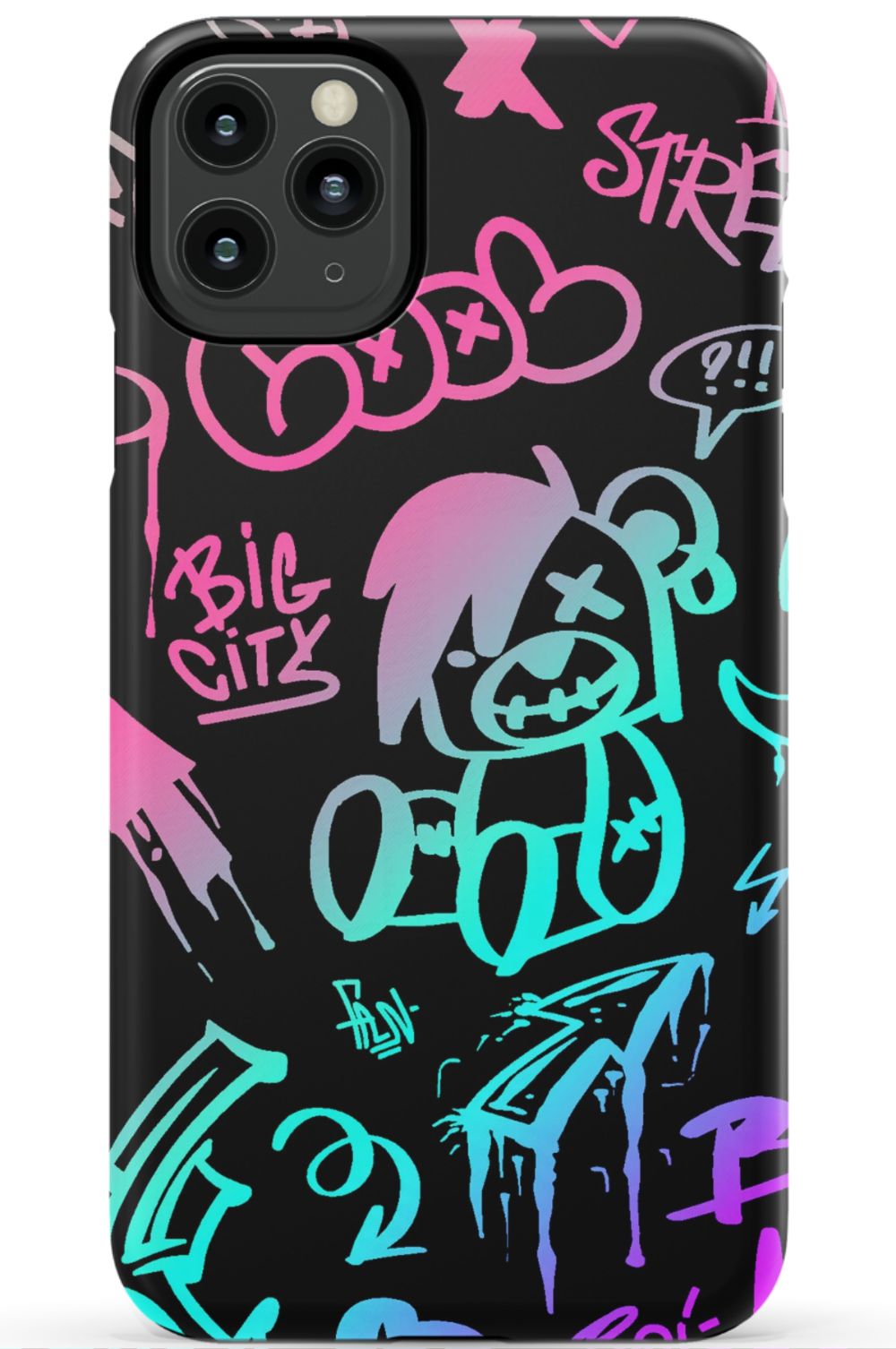Neon Stickers Graffiti Phone Case - B7Cases