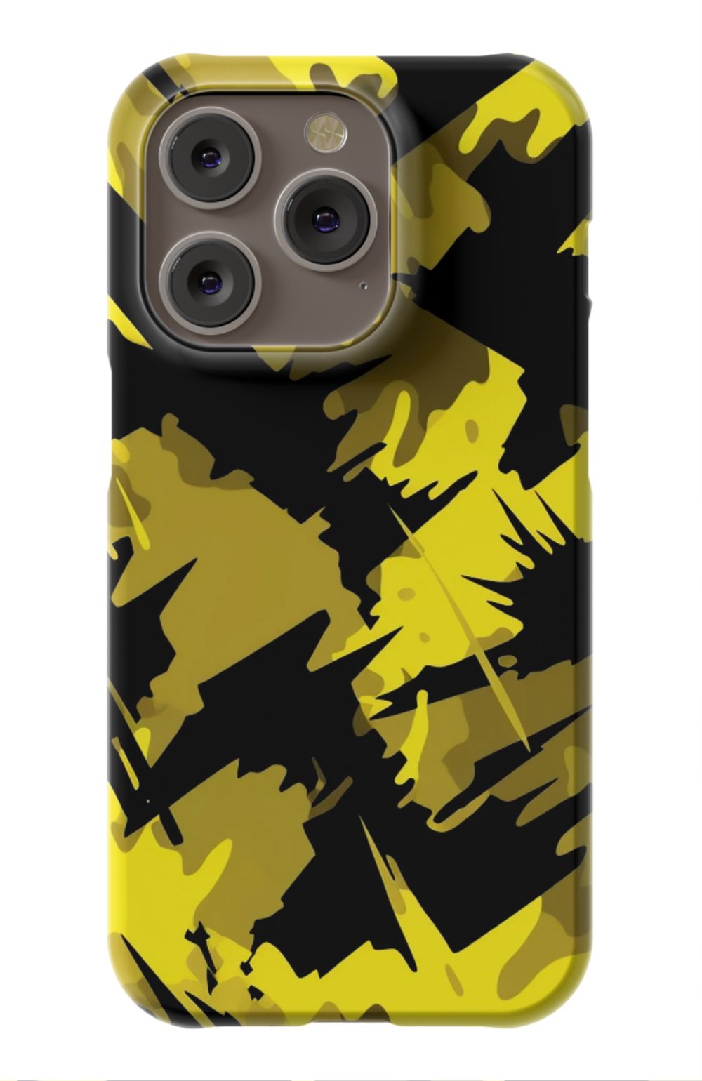Yellow Blazing Camo Phone Case - B7Cases
