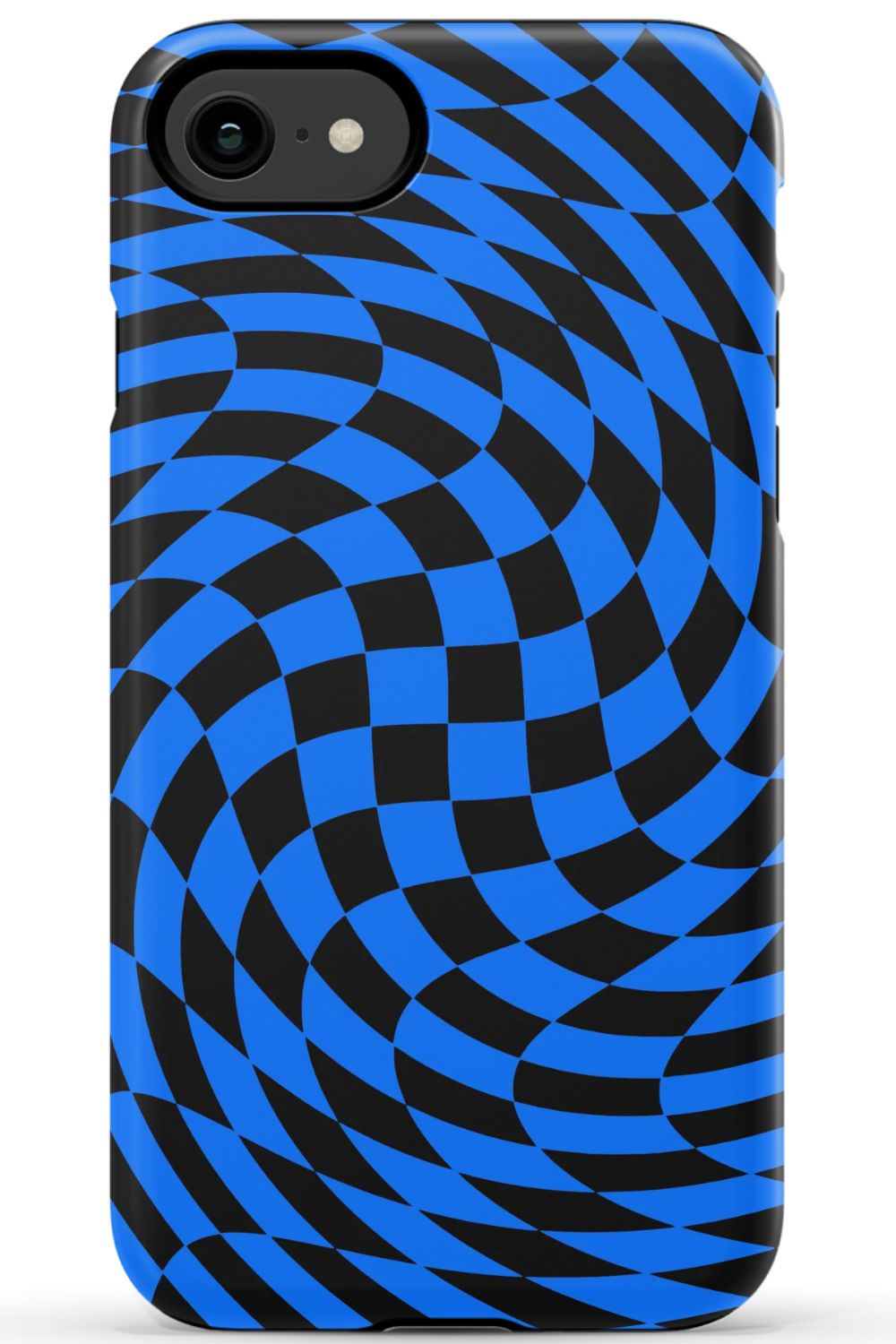 Twisted Blue Checkered Phone Case - B7Cases