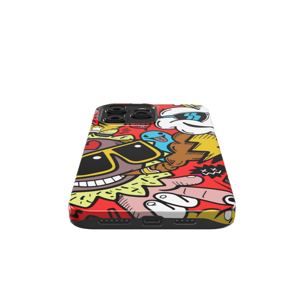 Street Bombing Graffiti Phone Case - B7Cases