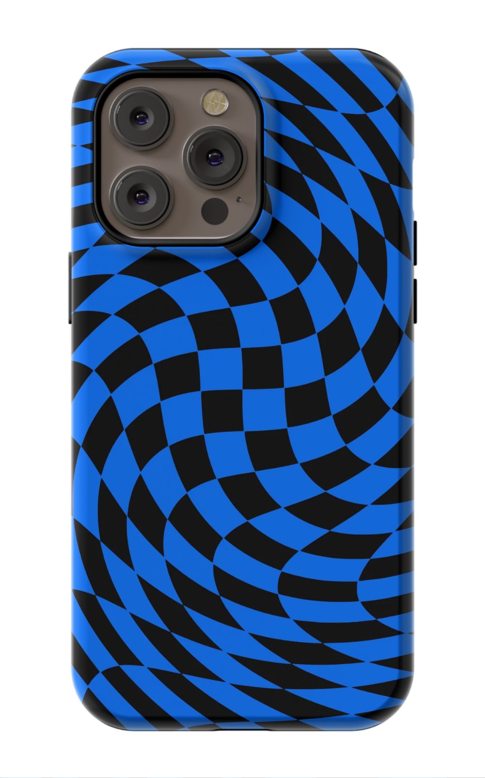 Twisted Blue Checkered Phone Case - B7Cases