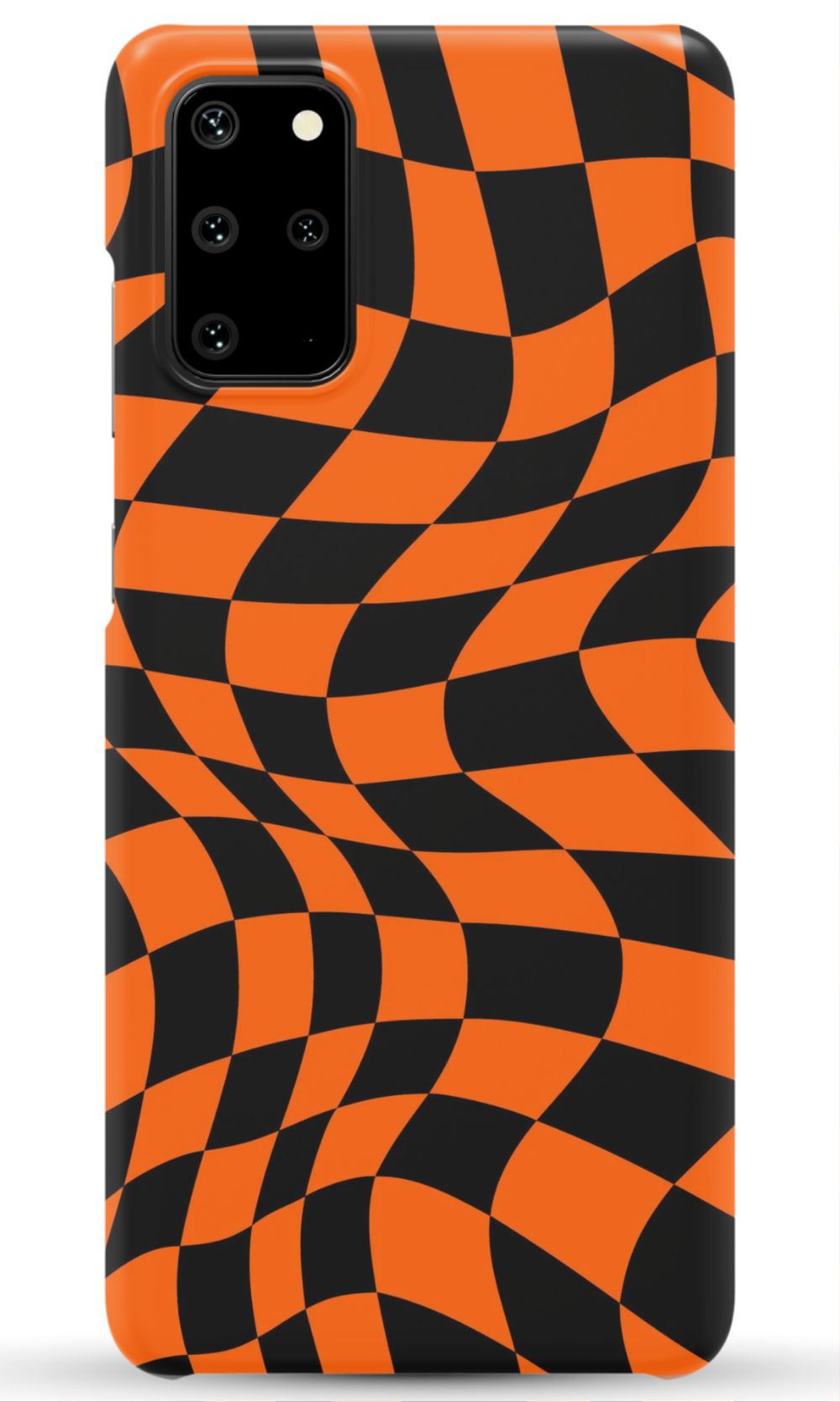Orange Black Checkered Phone Case - B7Cases