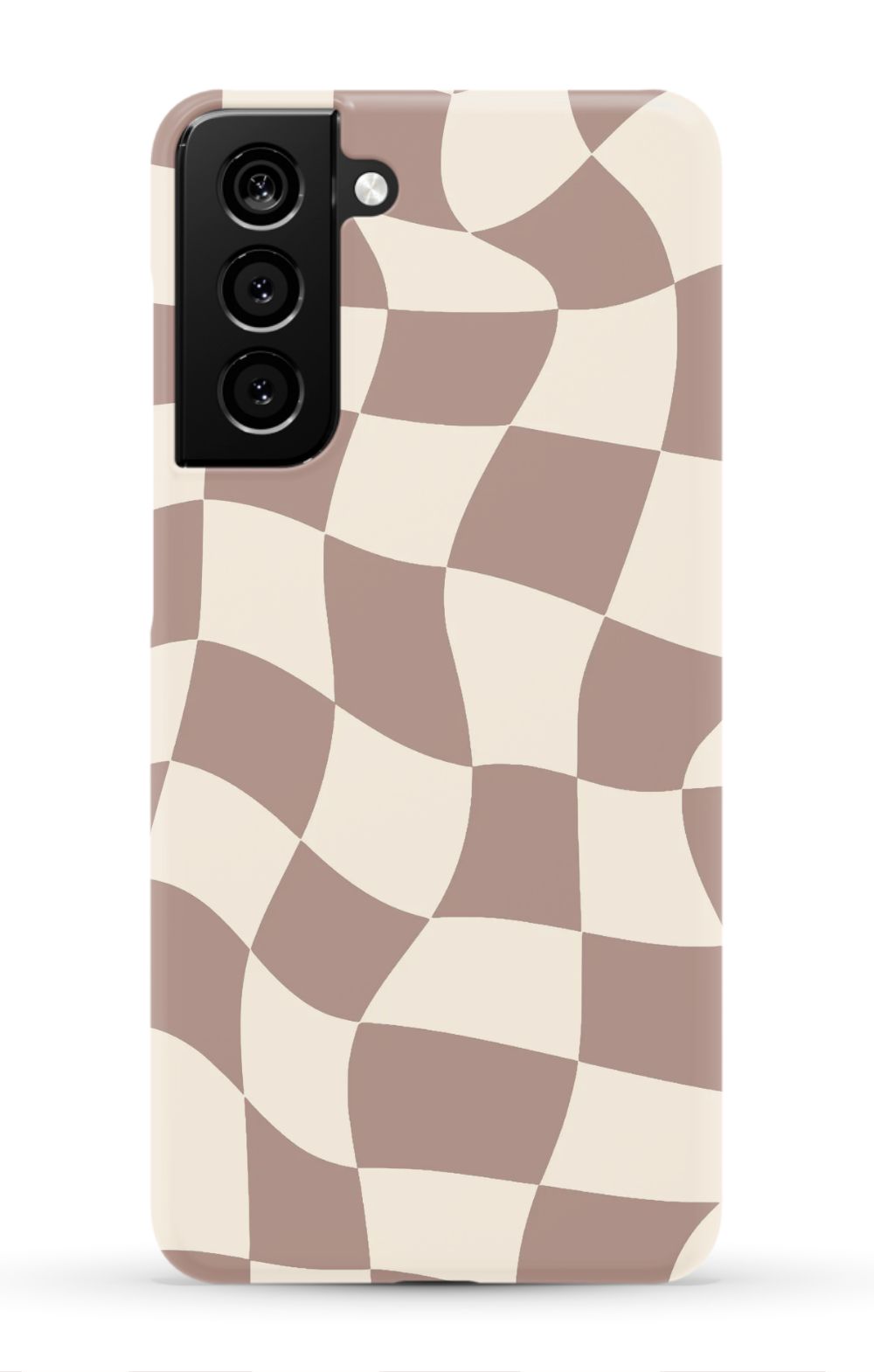 Light Brown Checkered Phone Case - B7Cases