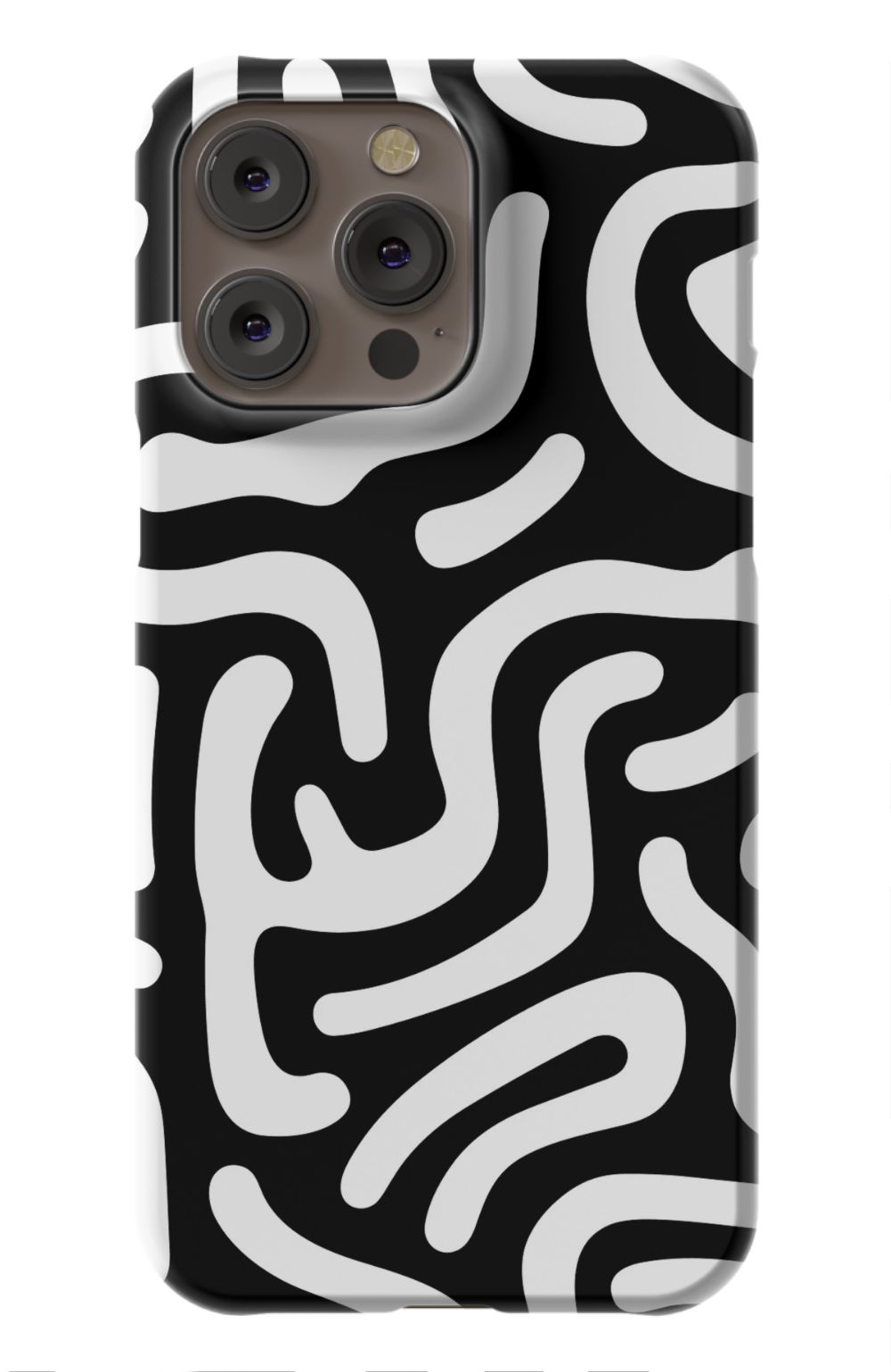 Monochrome Strokes Phone Case - B7Cases