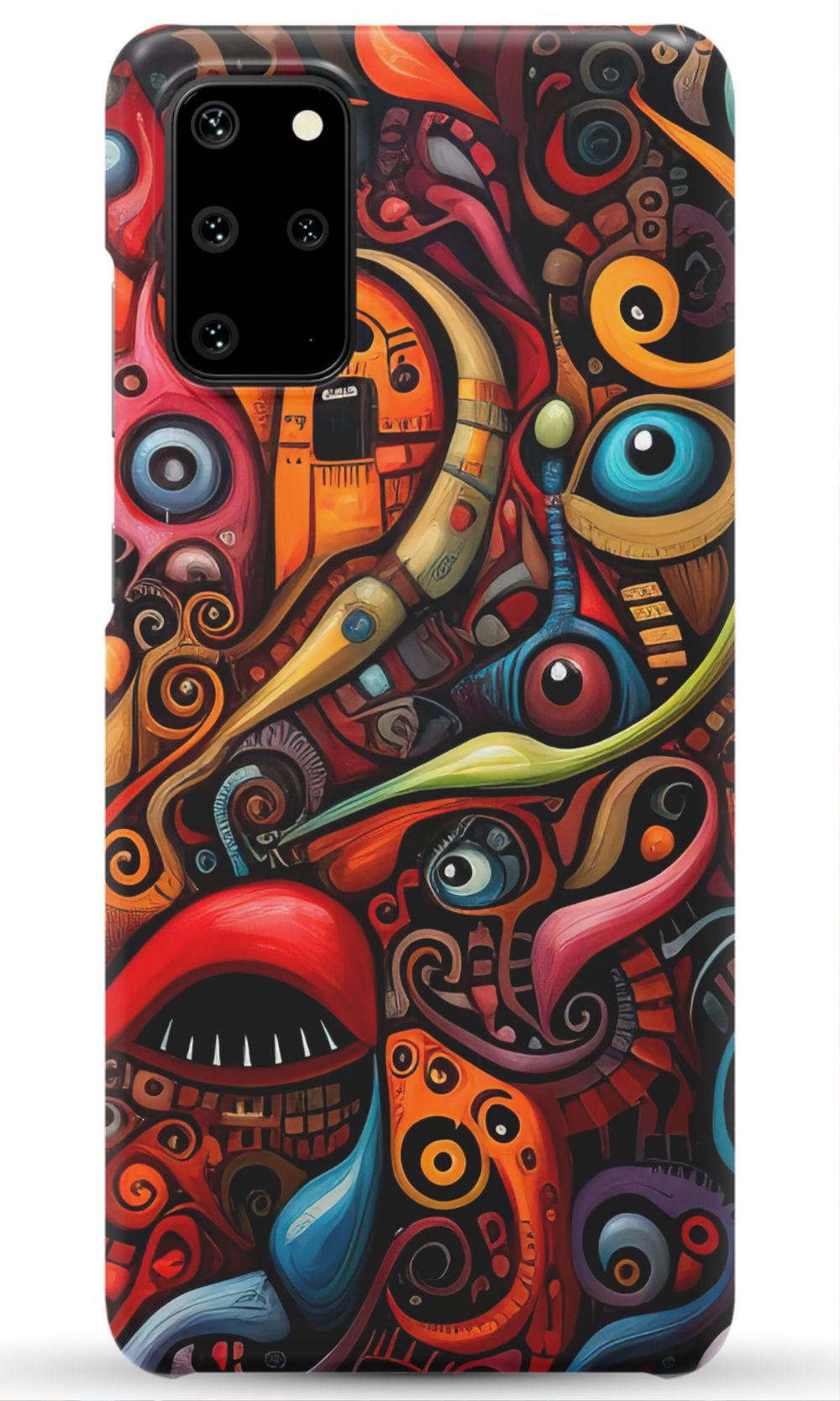 Psychedelic Eyes Graffiti Phone Case - B7Cases