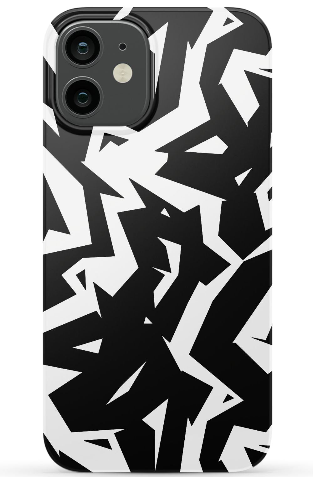 Black White Fragments Phone Case - B7Cases