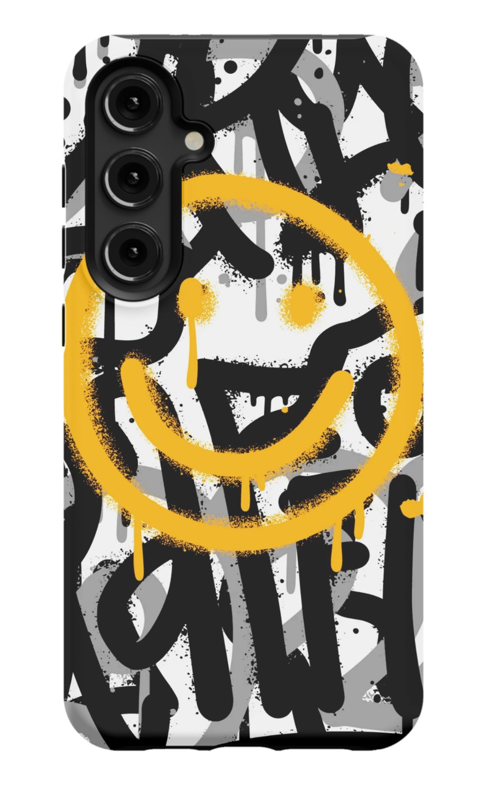 Sprayed Smiley Graffiti Phone Case - B7Cases