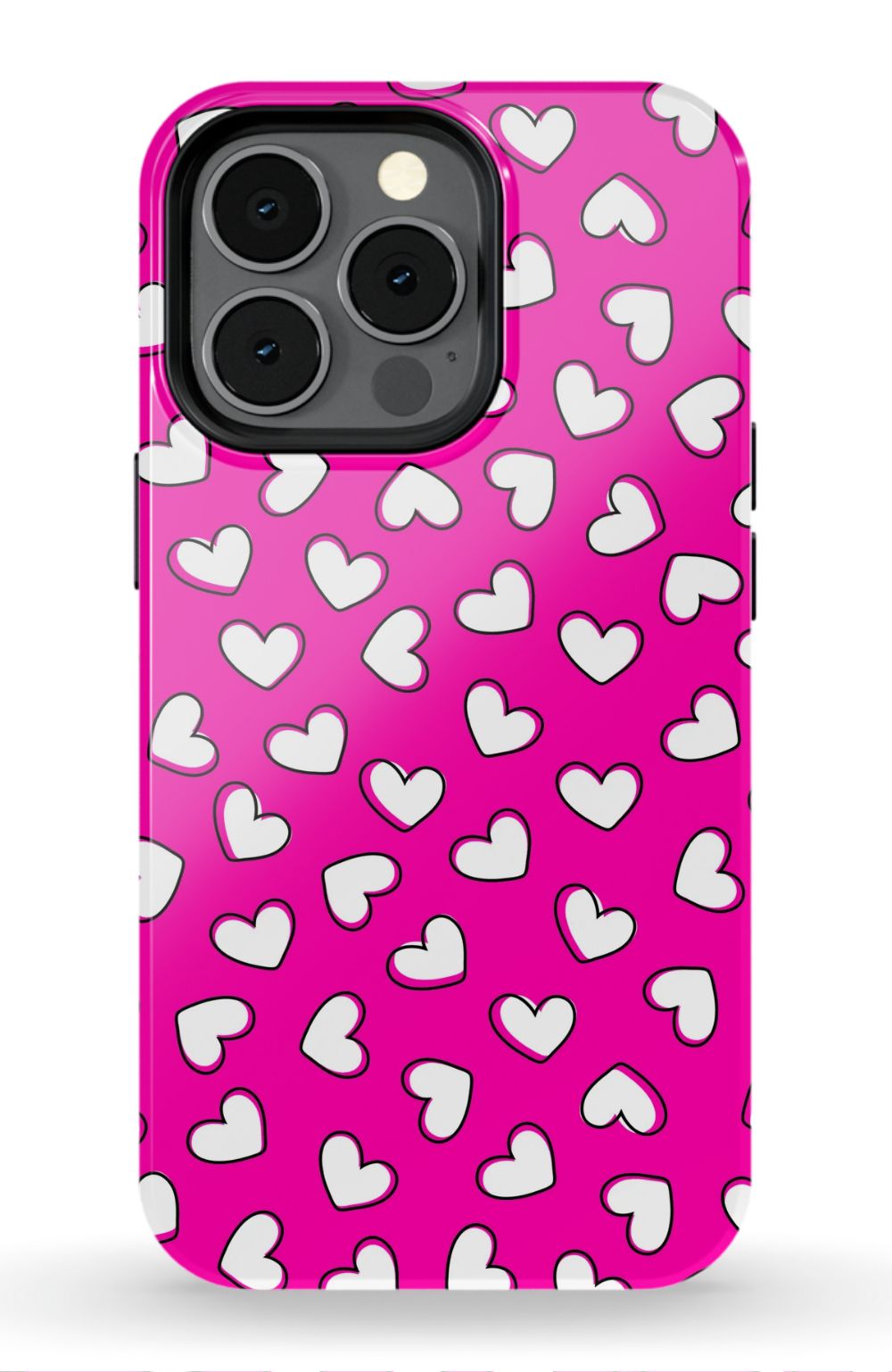 Pink Euphoria Hearts Phone Case - B7Cases