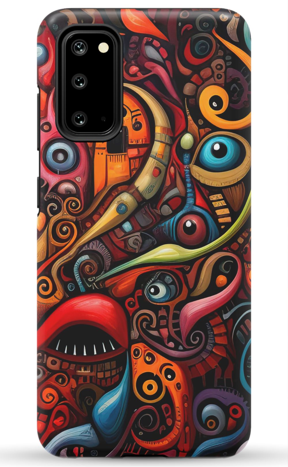 Psychedelic Eyes Graffiti Phone Case - B7Cases