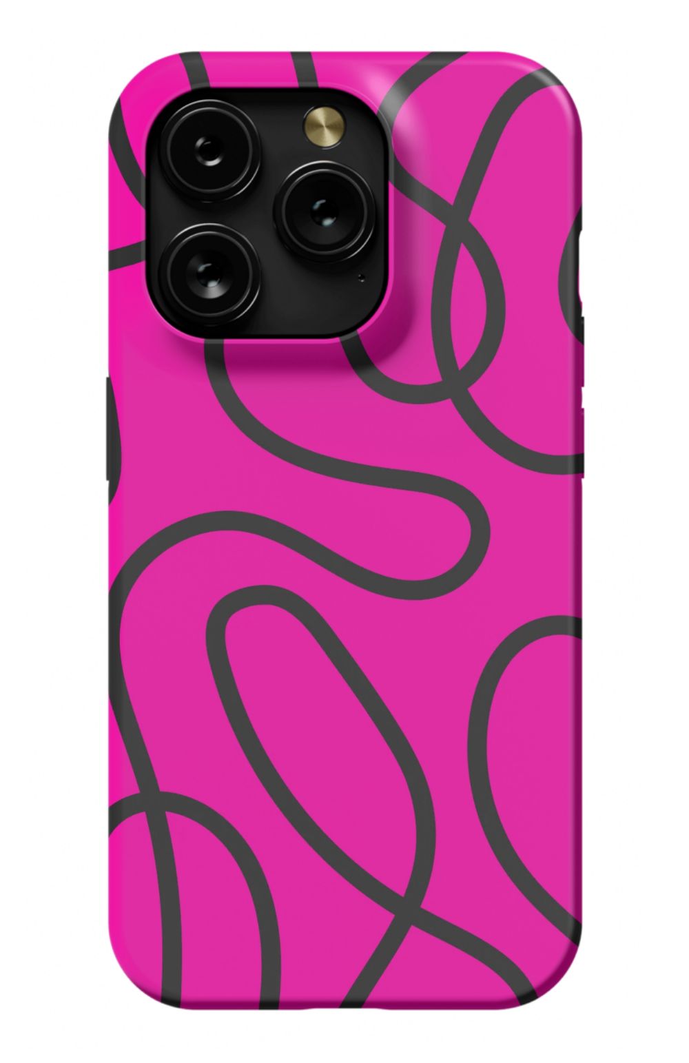 Pink Abstract Squiggles Phone Case - B7Cases