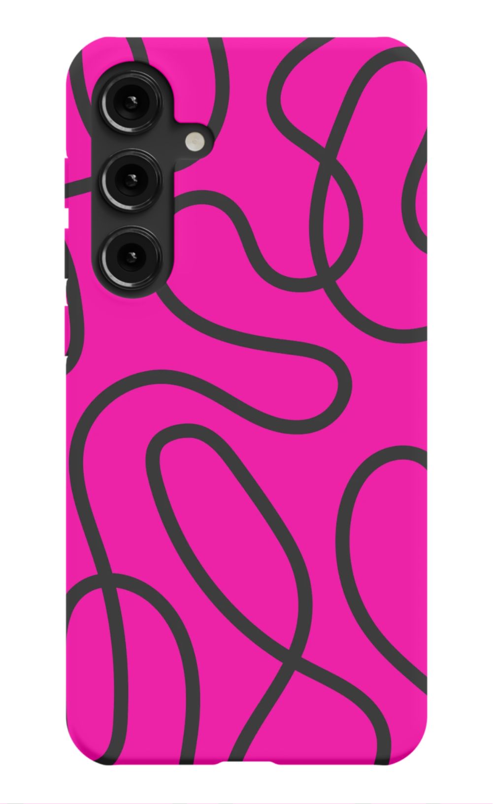 Pink Abstract Squiggles Phone Case - B7Cases