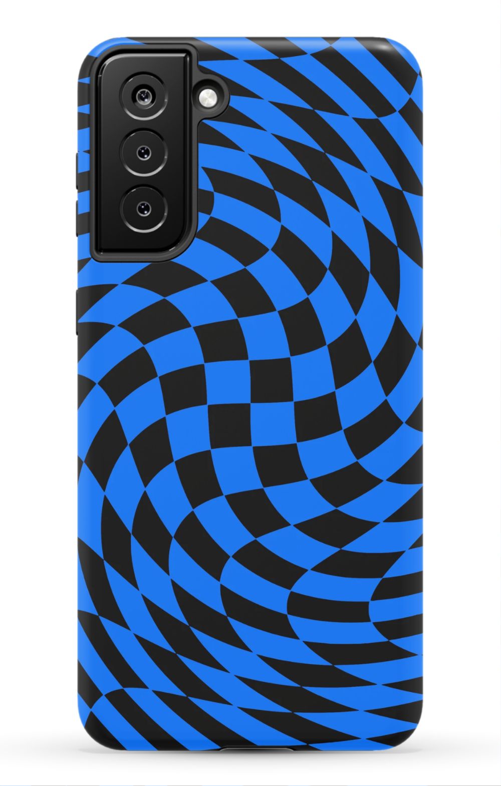 Twisted Blue Checkered Phone Case - B7Cases