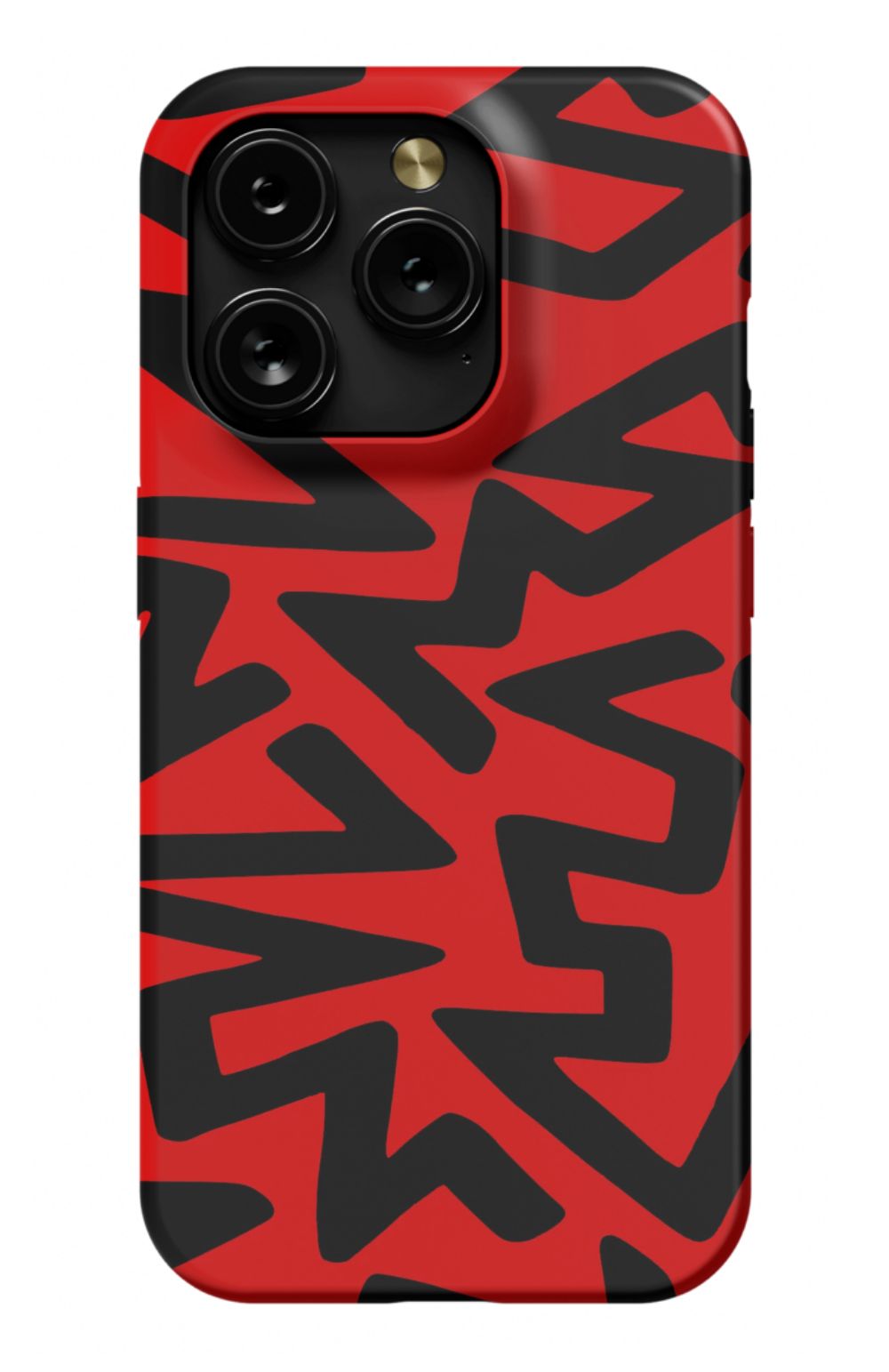 Red Abstract Shapes Phone Case - B7Cases