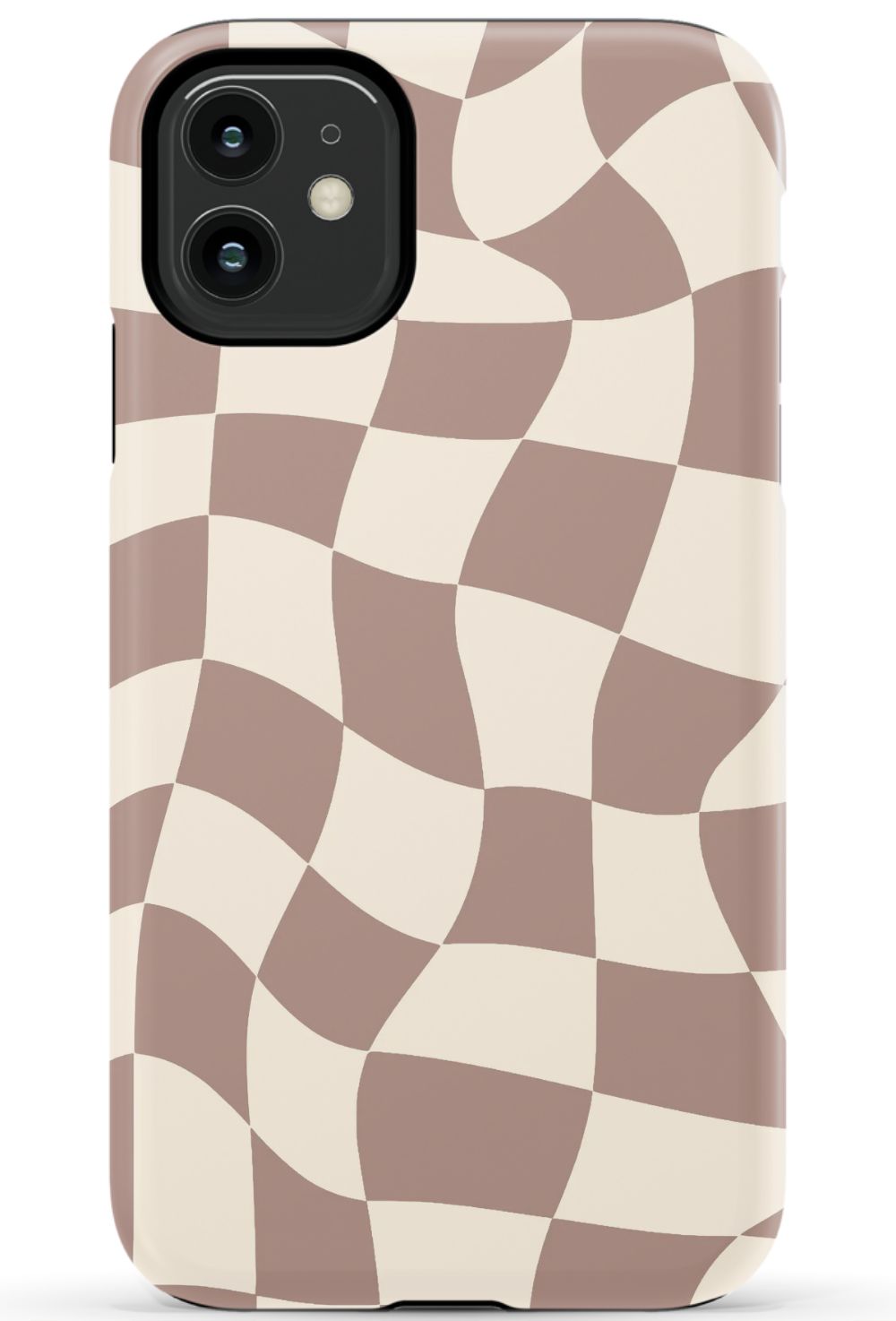 Light Brown Checkered Phone Case - B7Cases