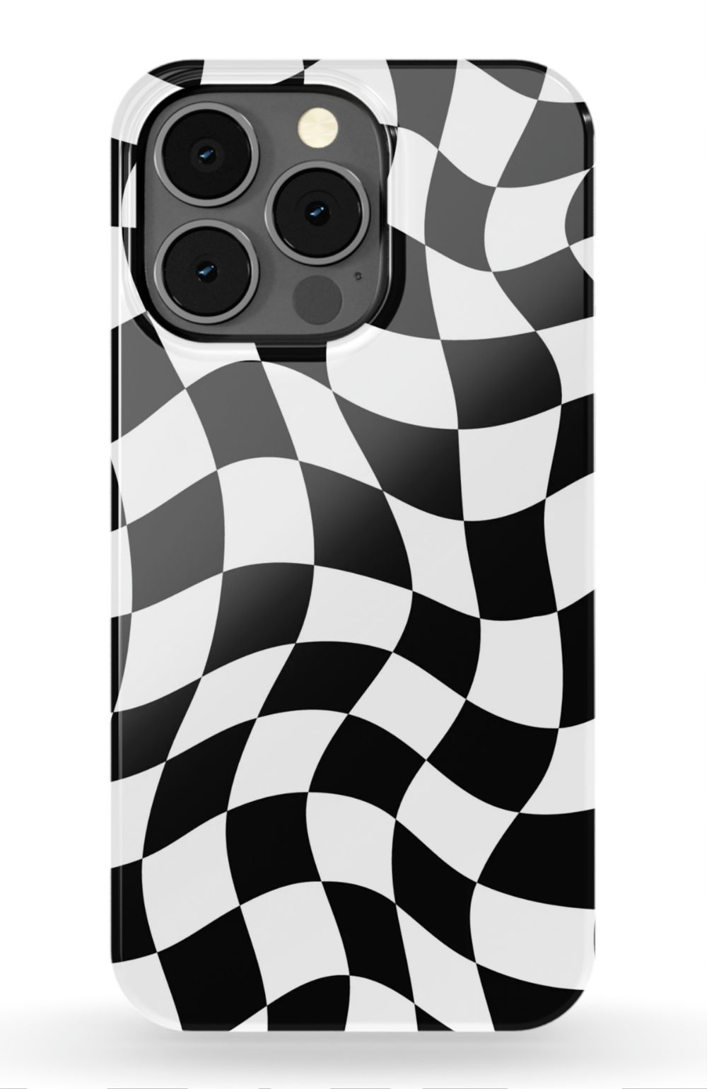 Black White Checkered Phone Case - B7Cases