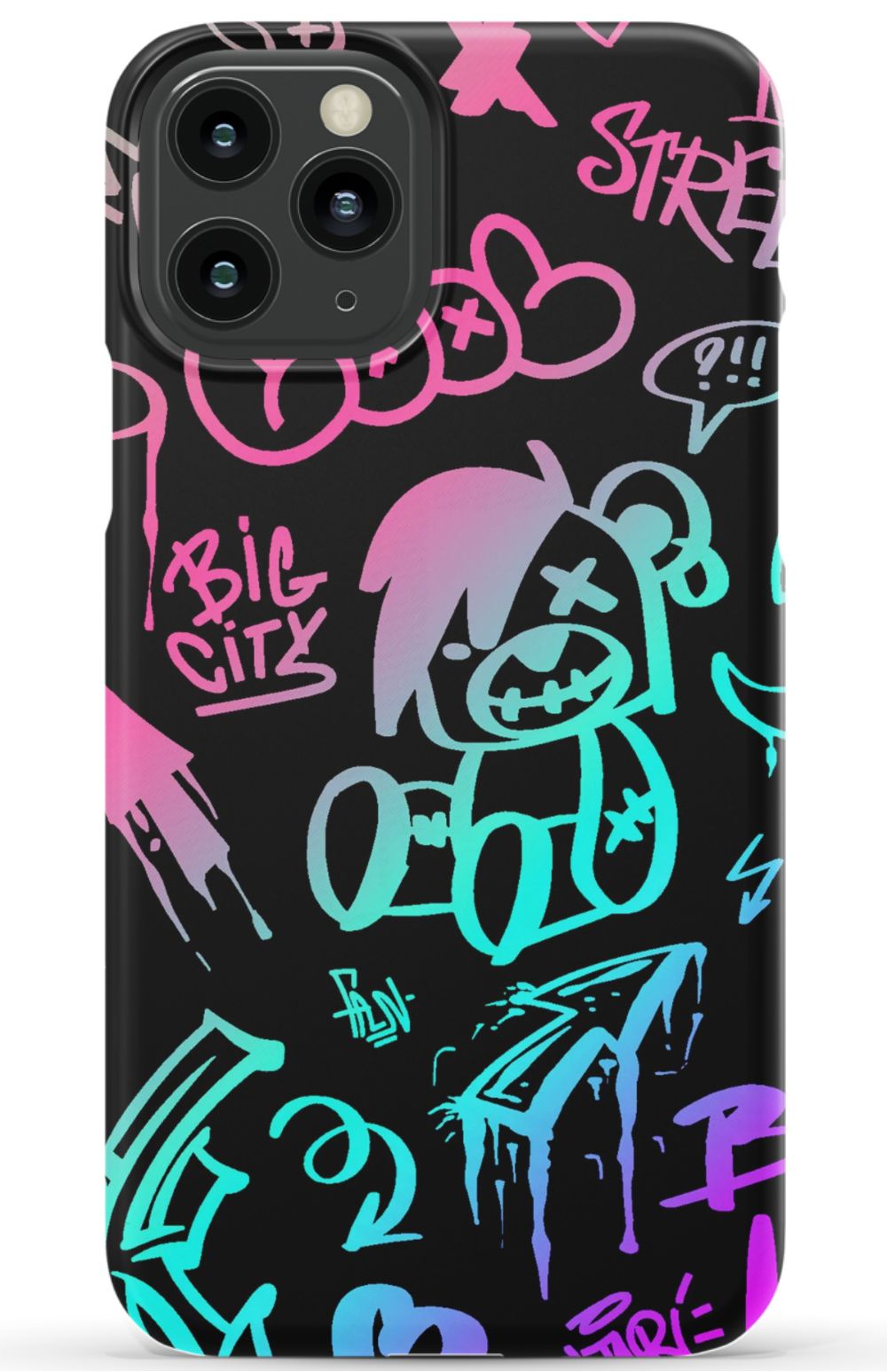 Neon Stickers Graffiti Phone Case - B7Cases