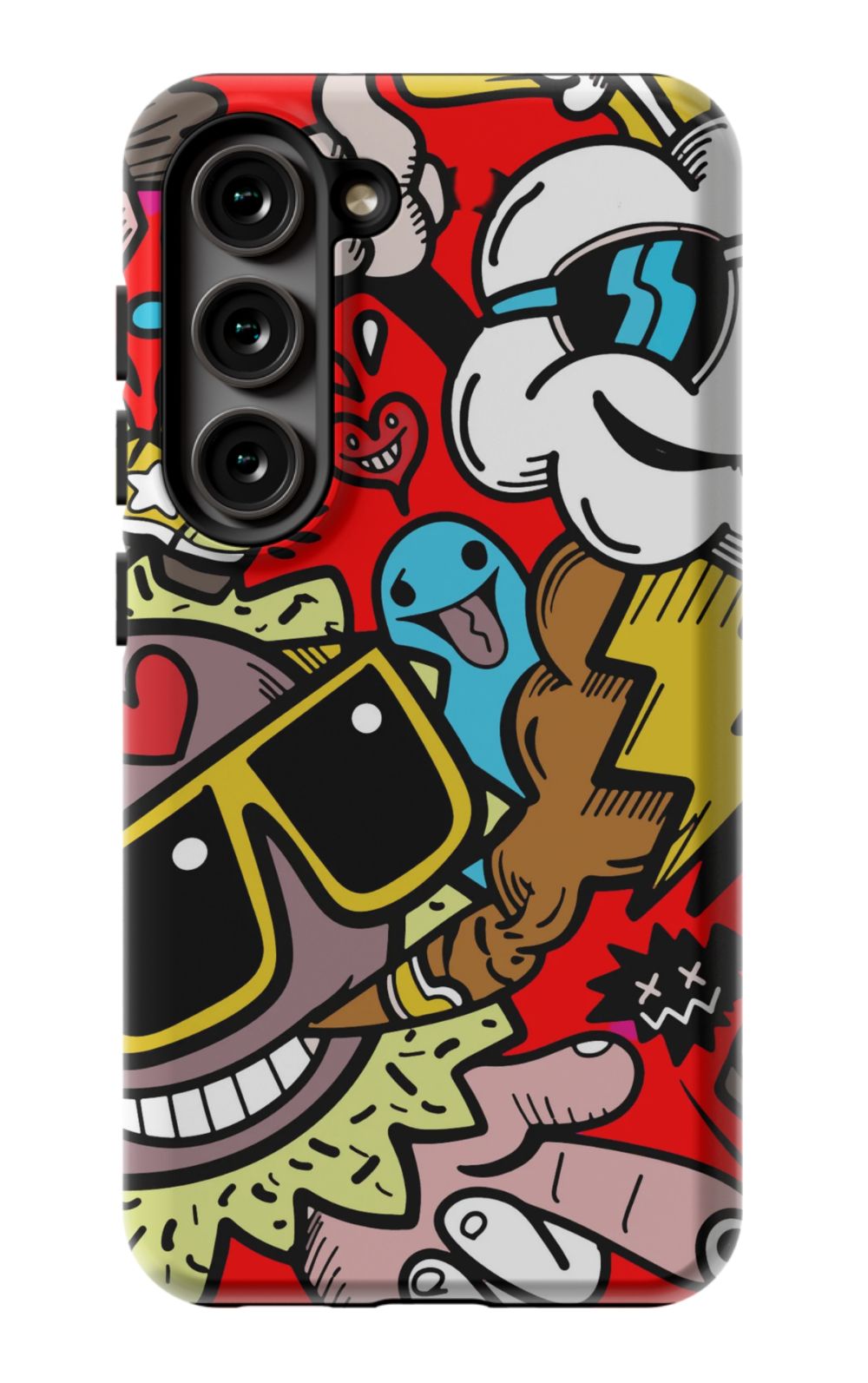 Street Bombing Graffiti Phone Case - B7Cases