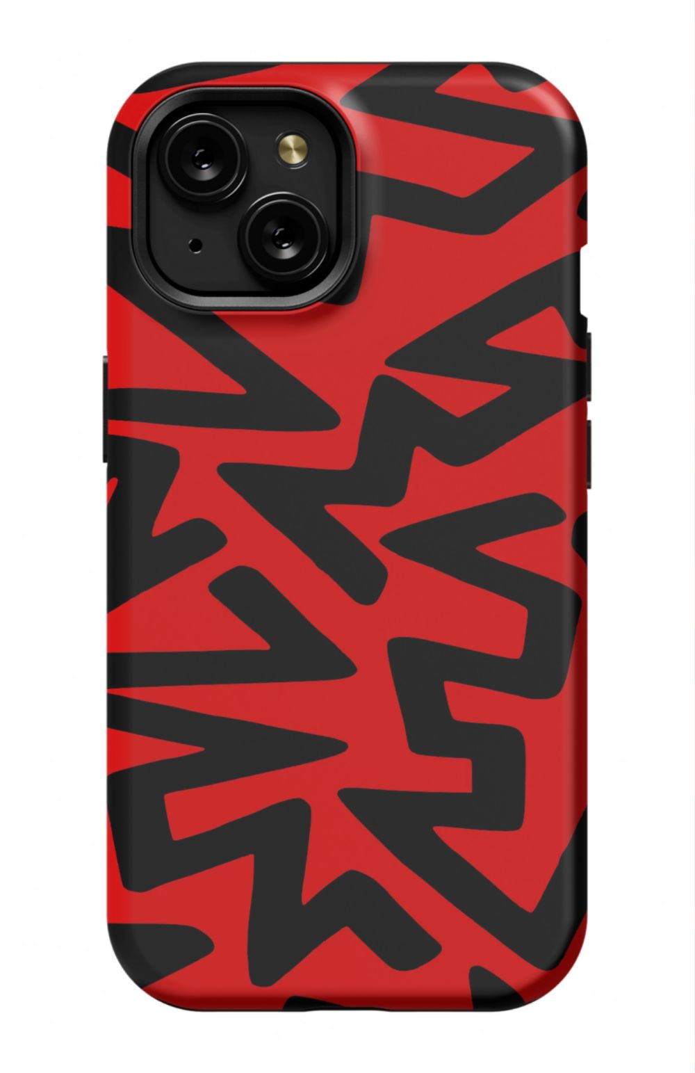 Red Abstract Shapes Phone Case - B7Cases