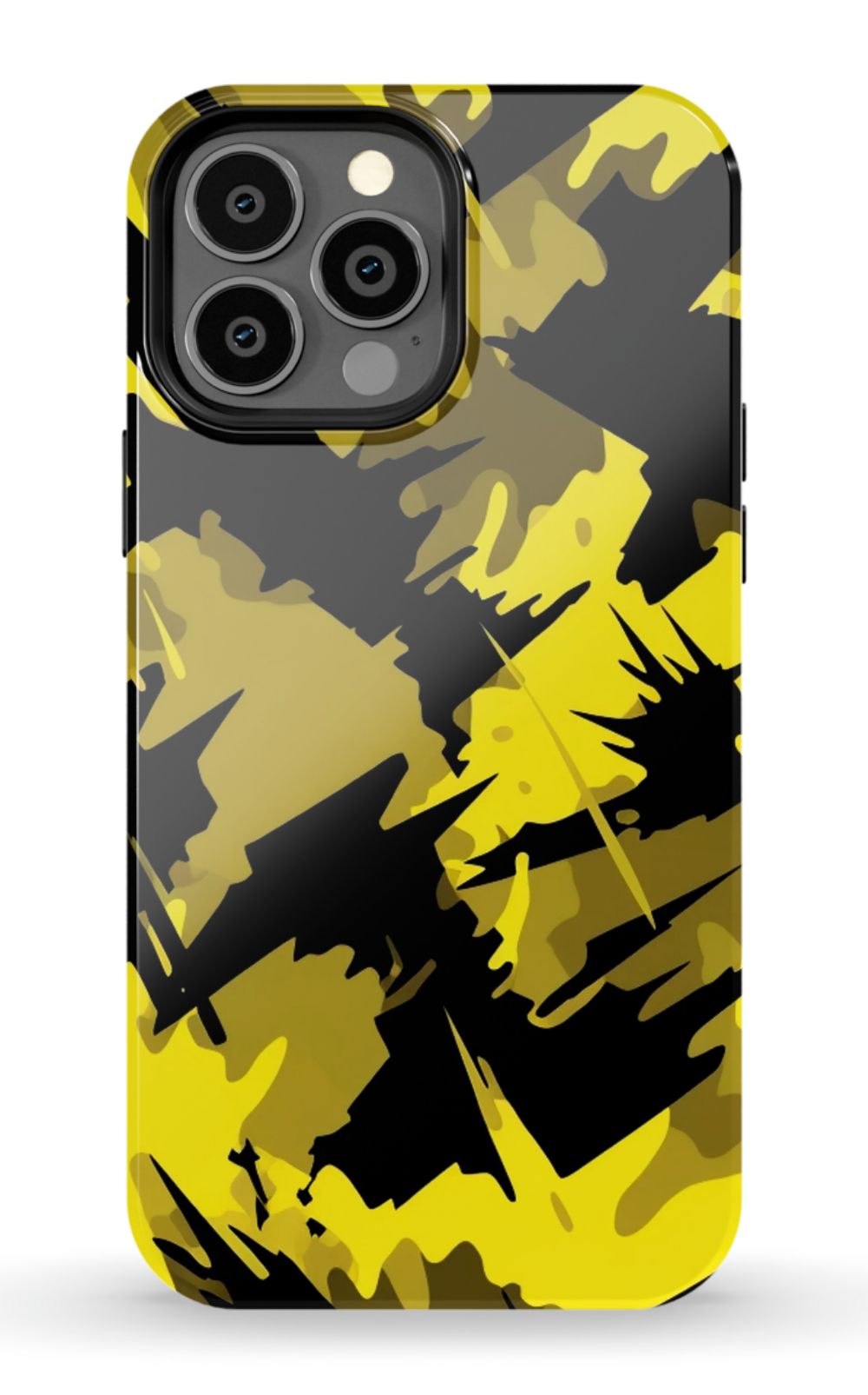Yellow Blazing Camo Phone Case - B7Cases