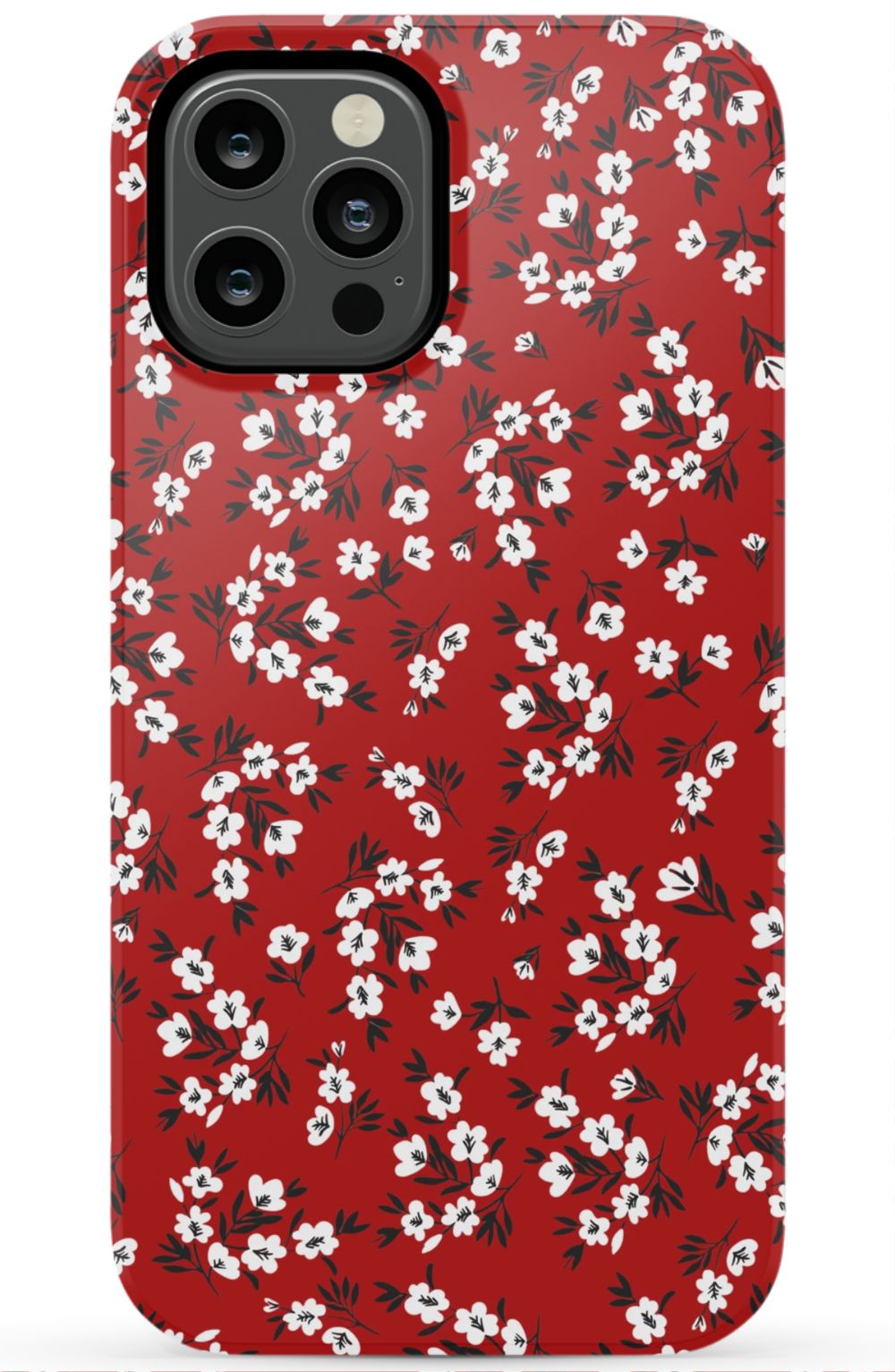 Red Blooming Phone Case - B7Cases