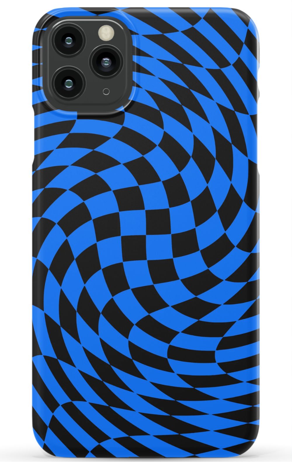 Twisted Blue Checkered Phone Case - B7Cases