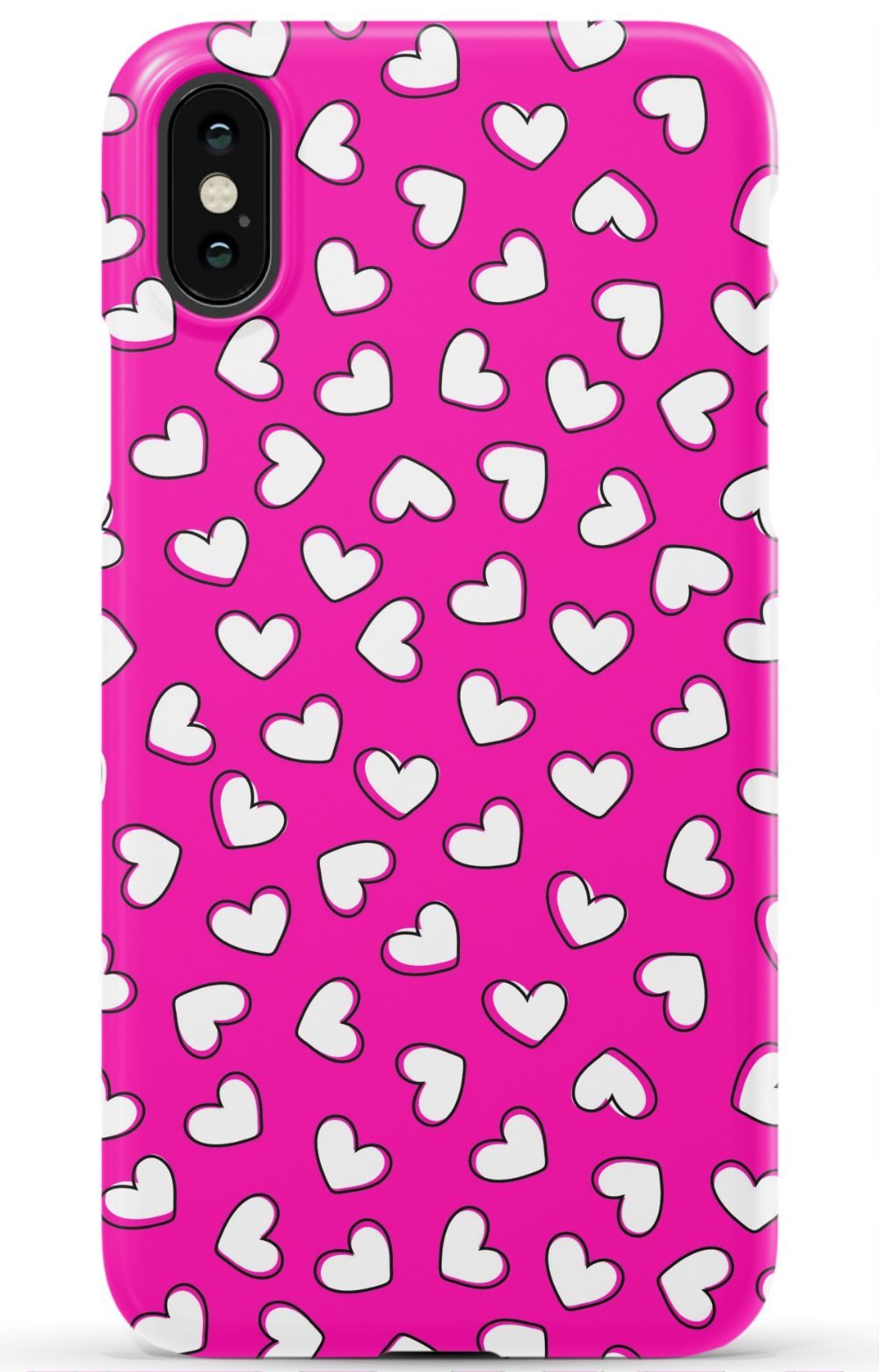 Pink Euphoria Hearts Phone Case - B7Cases