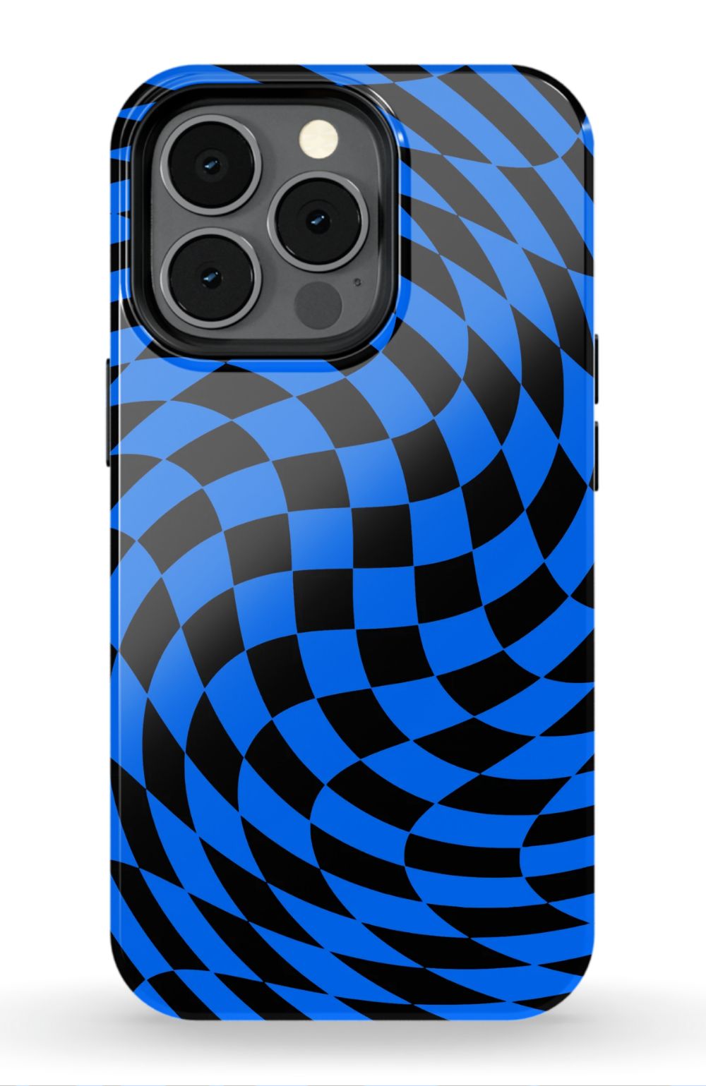 Twisted Blue Checkered Phone Case - B7Cases