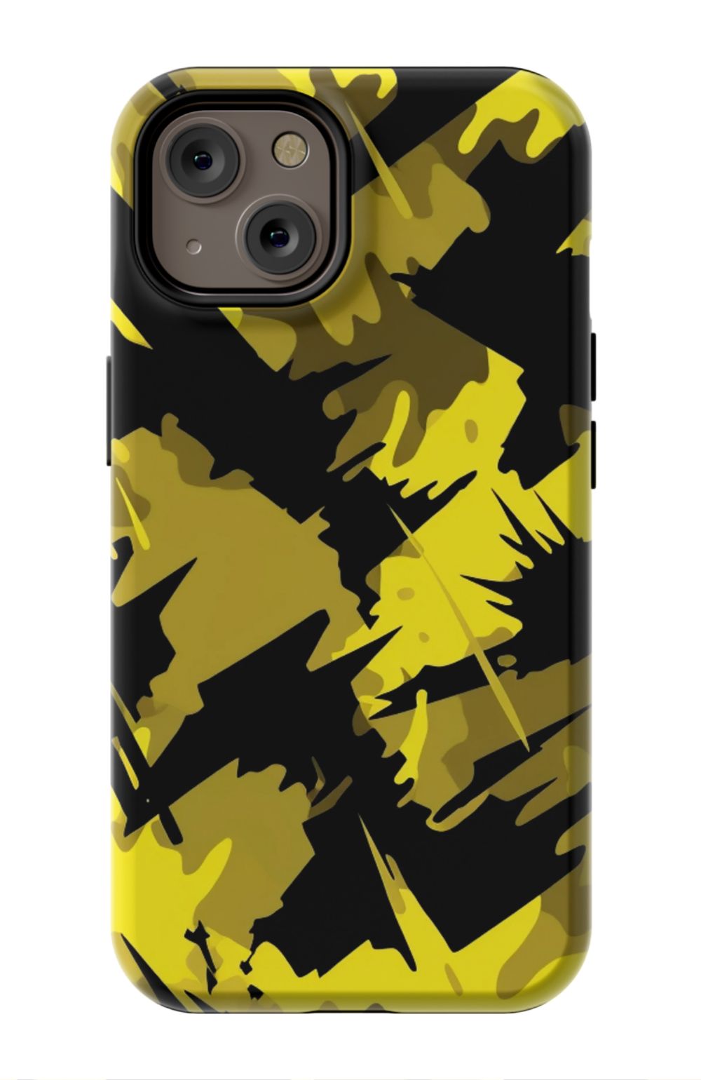 Yellow Blazing Camo Phone Case - B7Cases