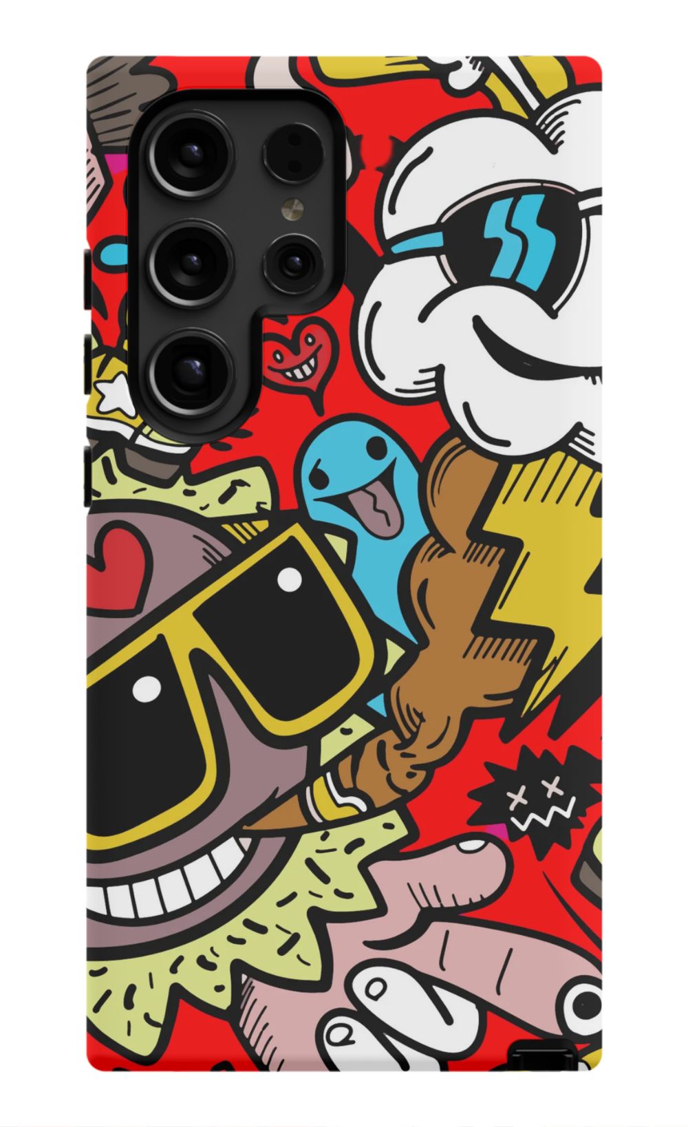 Street Bombing Graffiti Phone Case - B7Cases