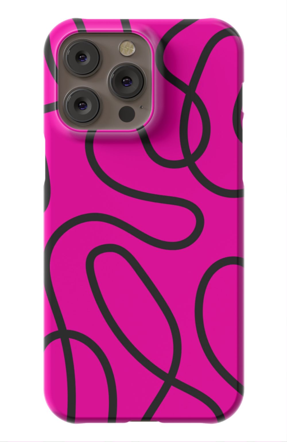 Pink Abstract Squiggles Phone Case - B7Cases