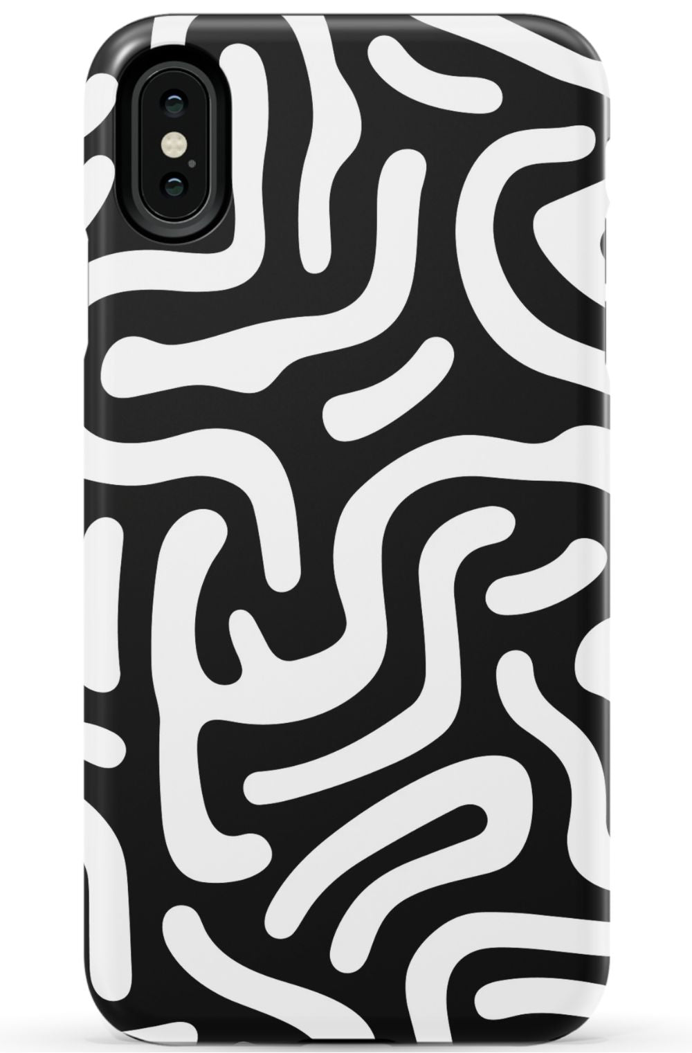 Monochrome Strokes Phone Case - B7Cases