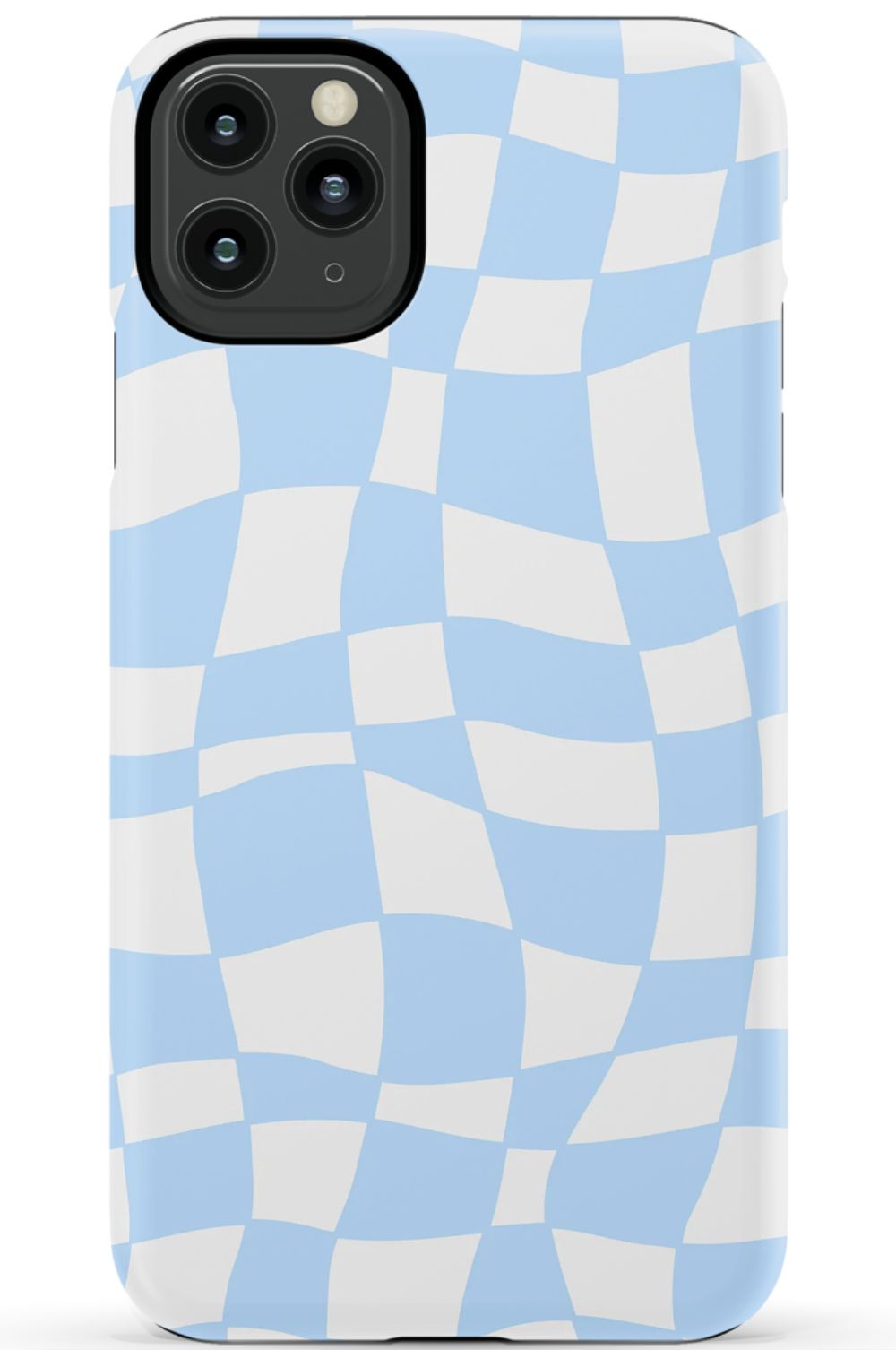 Light Blue Checkered Phone Case - B7Cases