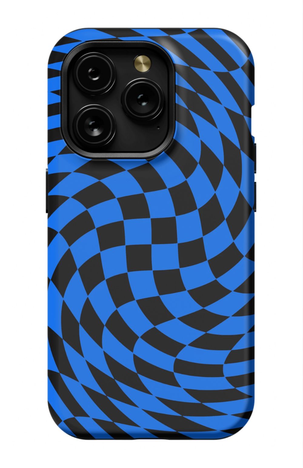Twisted Blue Checkered Phone Case - B7Cases